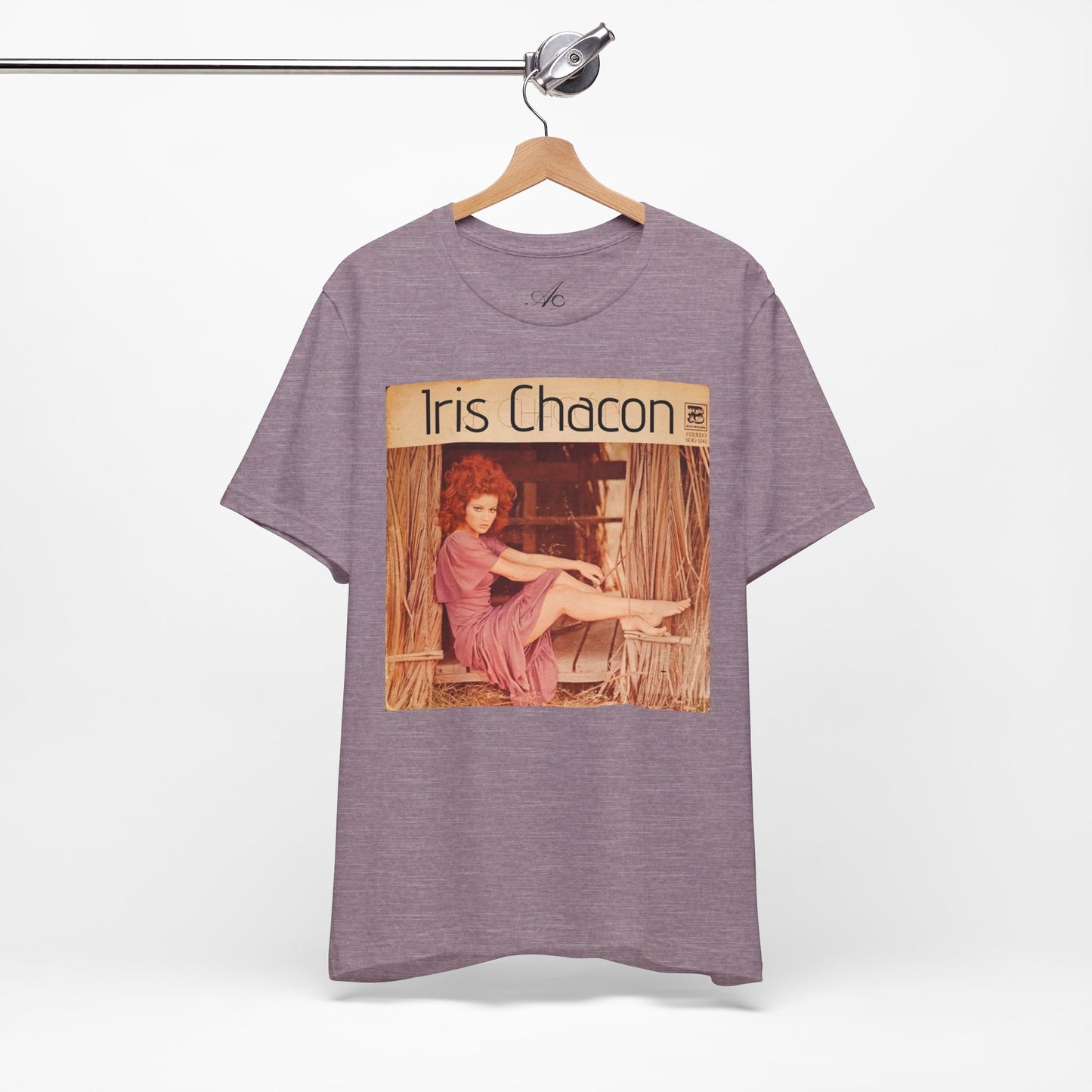 Retro Iris Chacon Unisex Tee, Vintage Music Shirt, Bohemian T-Shirt, Gift for Her, 90s Style Top