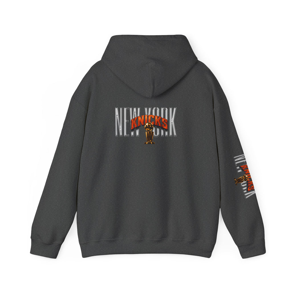 NY-K Retro Player Collage Hoodie — Basketball Fan Sweatshirt