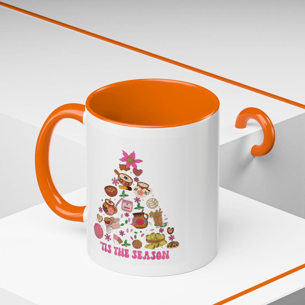 Coffee Mug - 'Tis the Season' Holiday Cookie Tree Accent Mug (11/15oz)