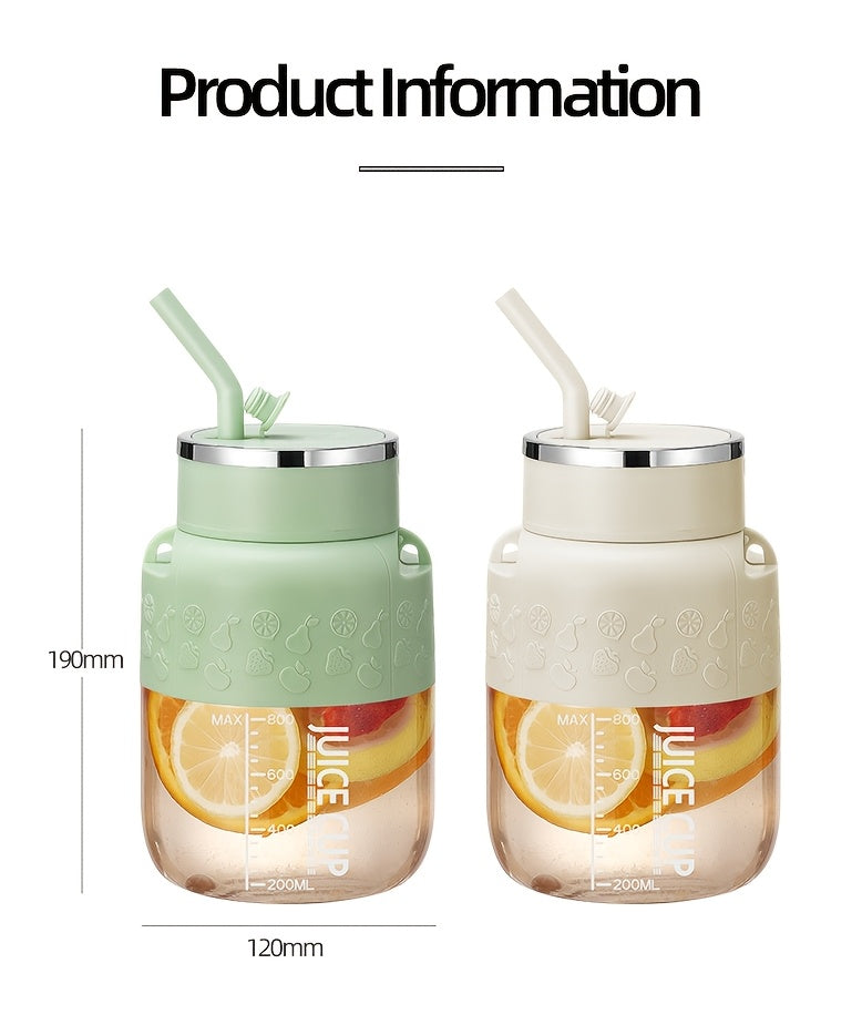 [Portable Juicer] 1pc, Mini Portable USB Electric Juicer Cup | 27.05OZ Large Capacity, Juicers For Vegetables And Fruits, Making Milk Shakes, Smoothies, Juices, Kitchen Appliances