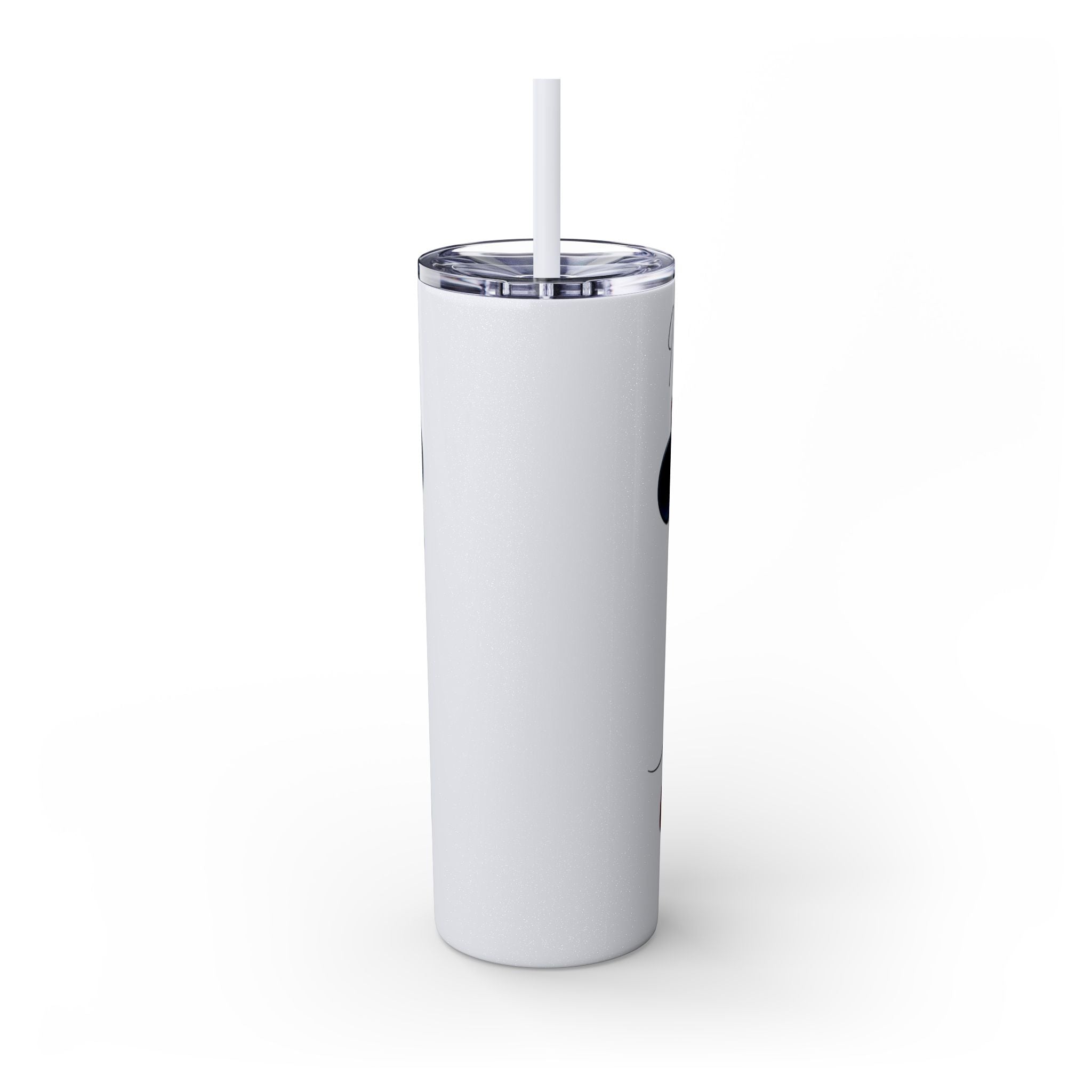 I Love You More Than Travel Tumbler — 20oz Skinny Cup with Straw