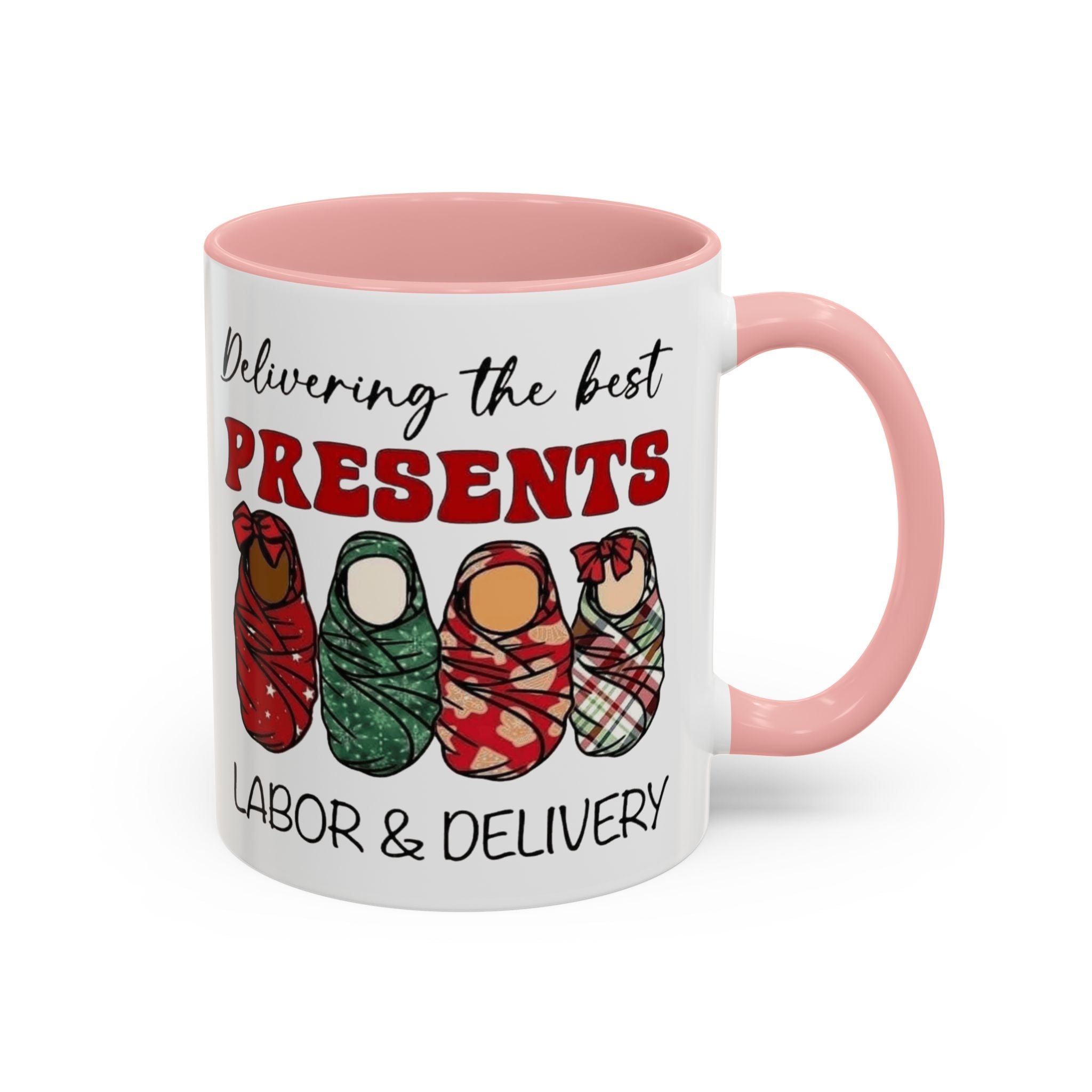 Christmas Presents Delivery Coffee Mug — "Delivering the Best Presents" Accent Mug Medical Christmas Mug,