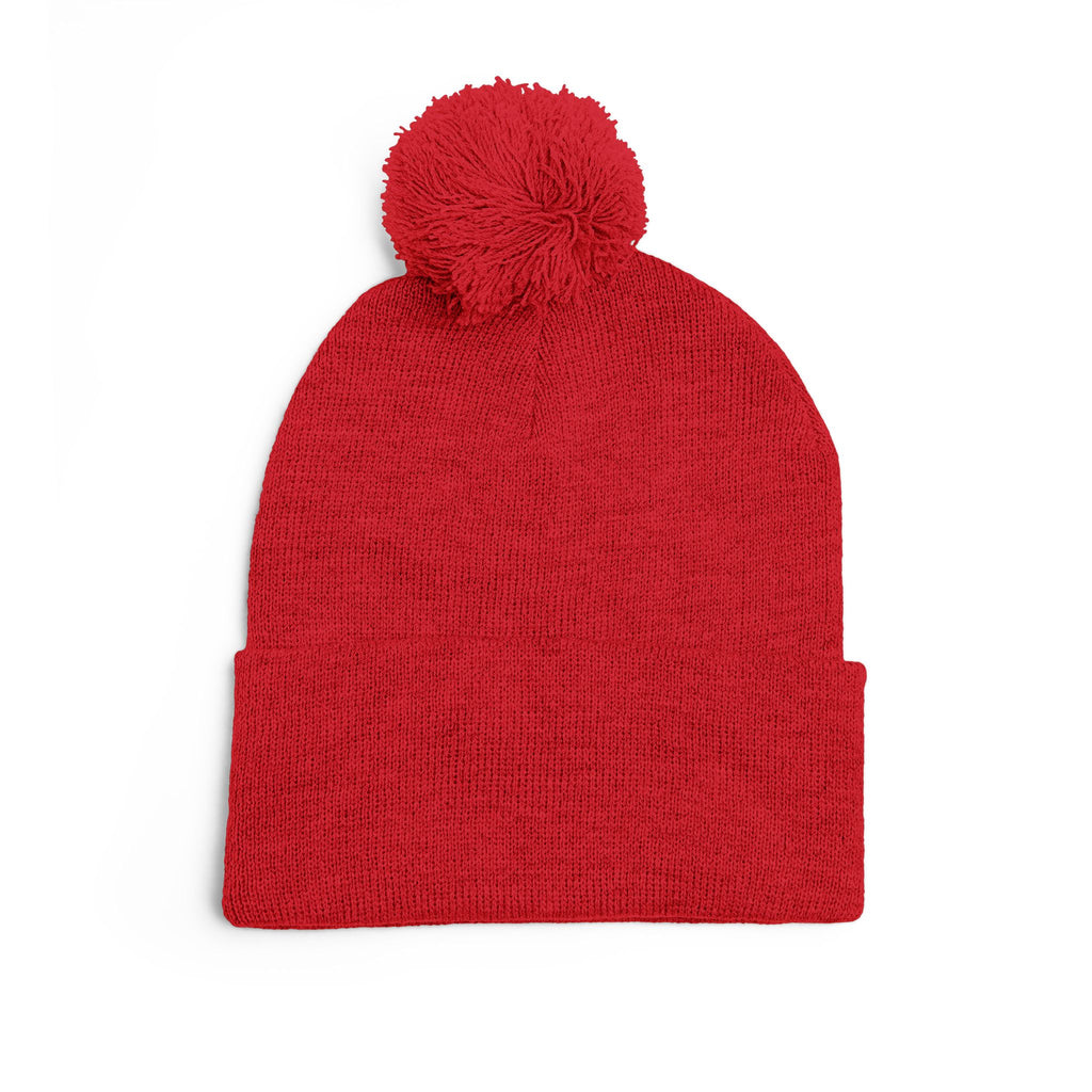Toy Story Embroidered Pom-Pom Knit Cap Humor Cuffed Beanie – Warm, Soft & Sassy Winter Hat