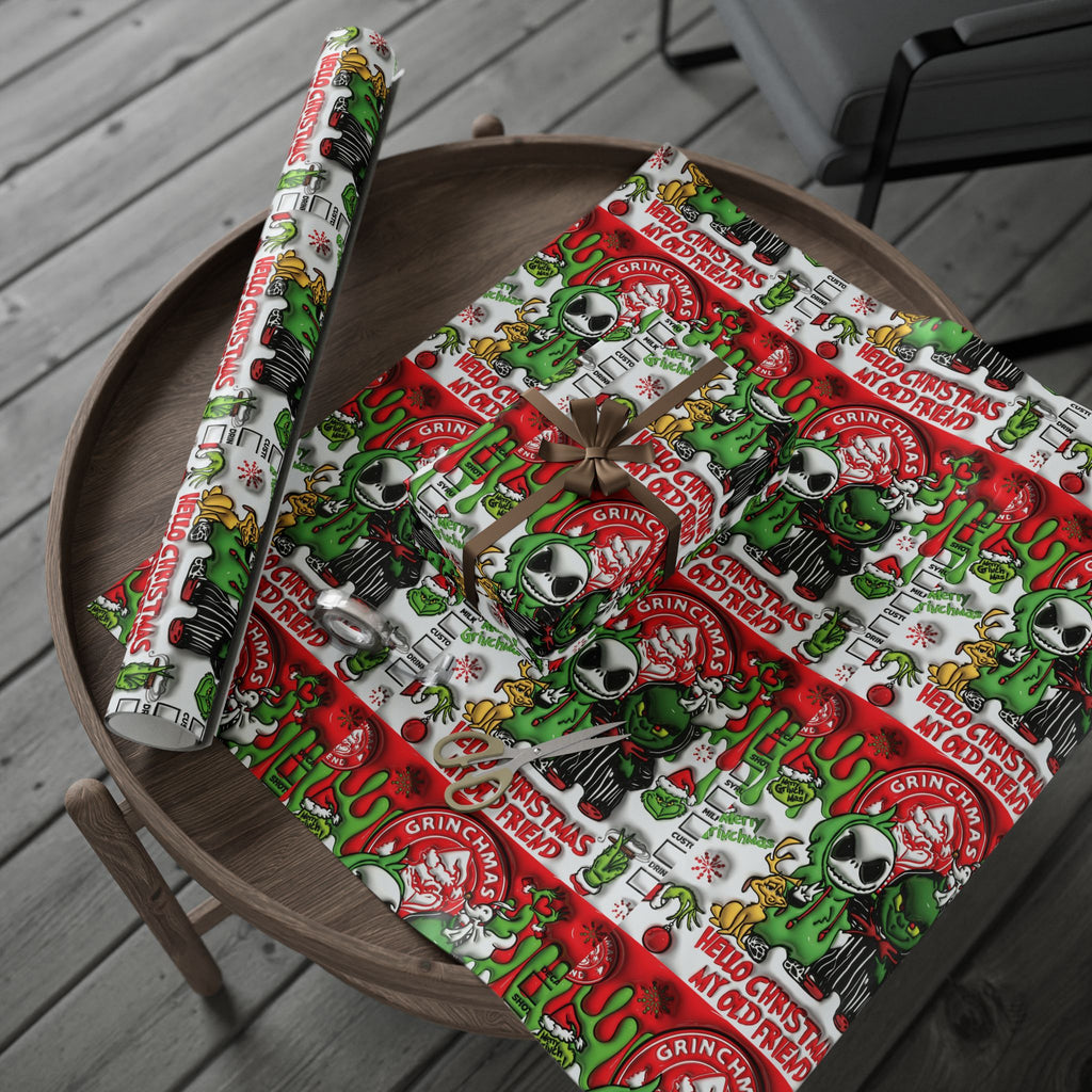 Festive Wrapping Paper – Whimsical Holiday Gift Wrap | Christmas Paper Roll | Fun & Unique Gift Packaging