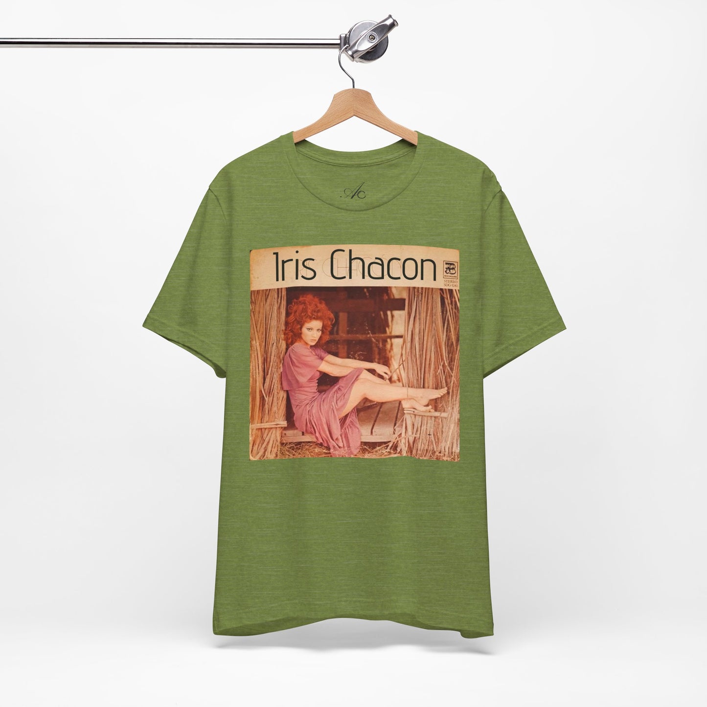 Retro Iris Chacon Unisex Tee, Vintage Music Shirt, Bohemian T-Shirt, Gift for Her, 90s Style Top