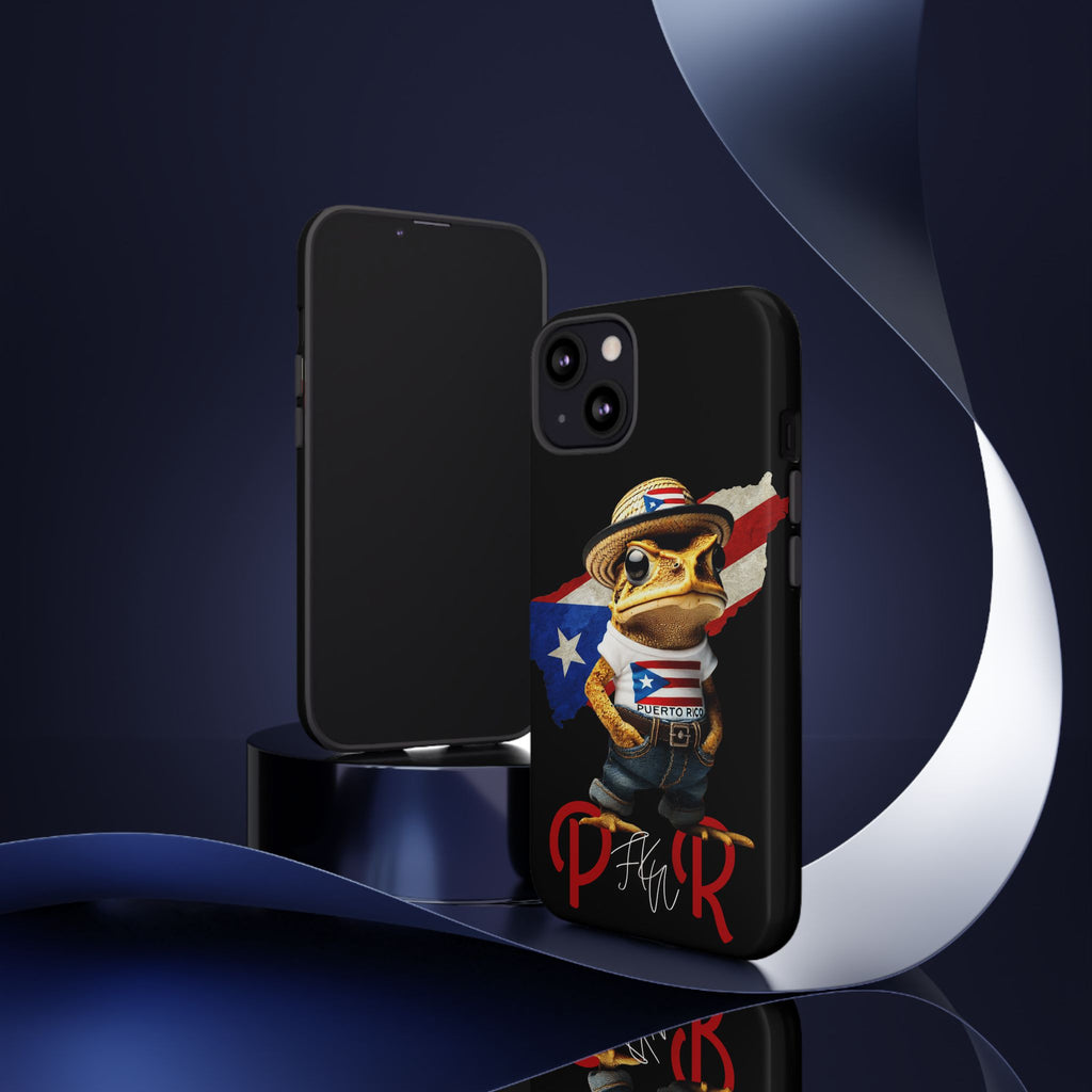 Puerto Rican Frog Tough Phone Case  Puerto Rico Flag Patriotic Protective Case