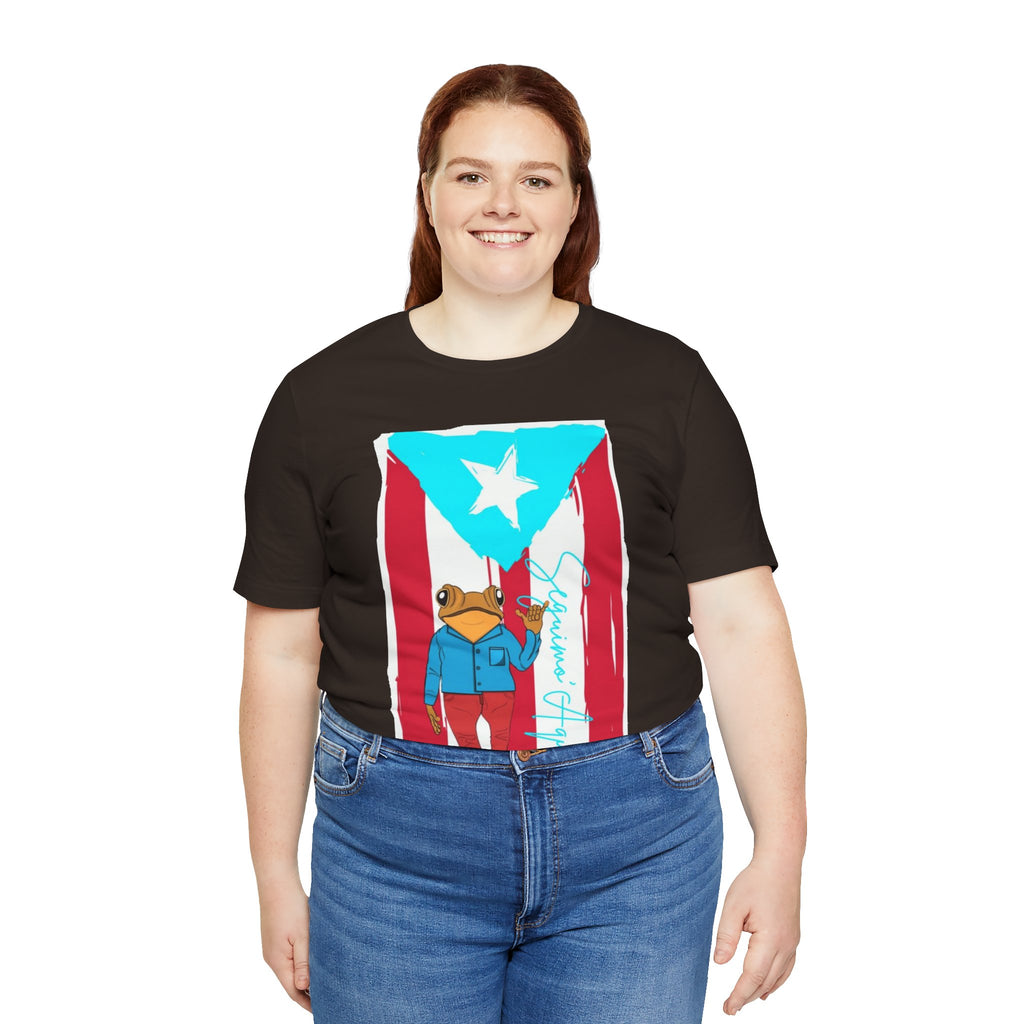 Puerto Rican Coqui Flag T‑Shirt  Boricua Pride Tee