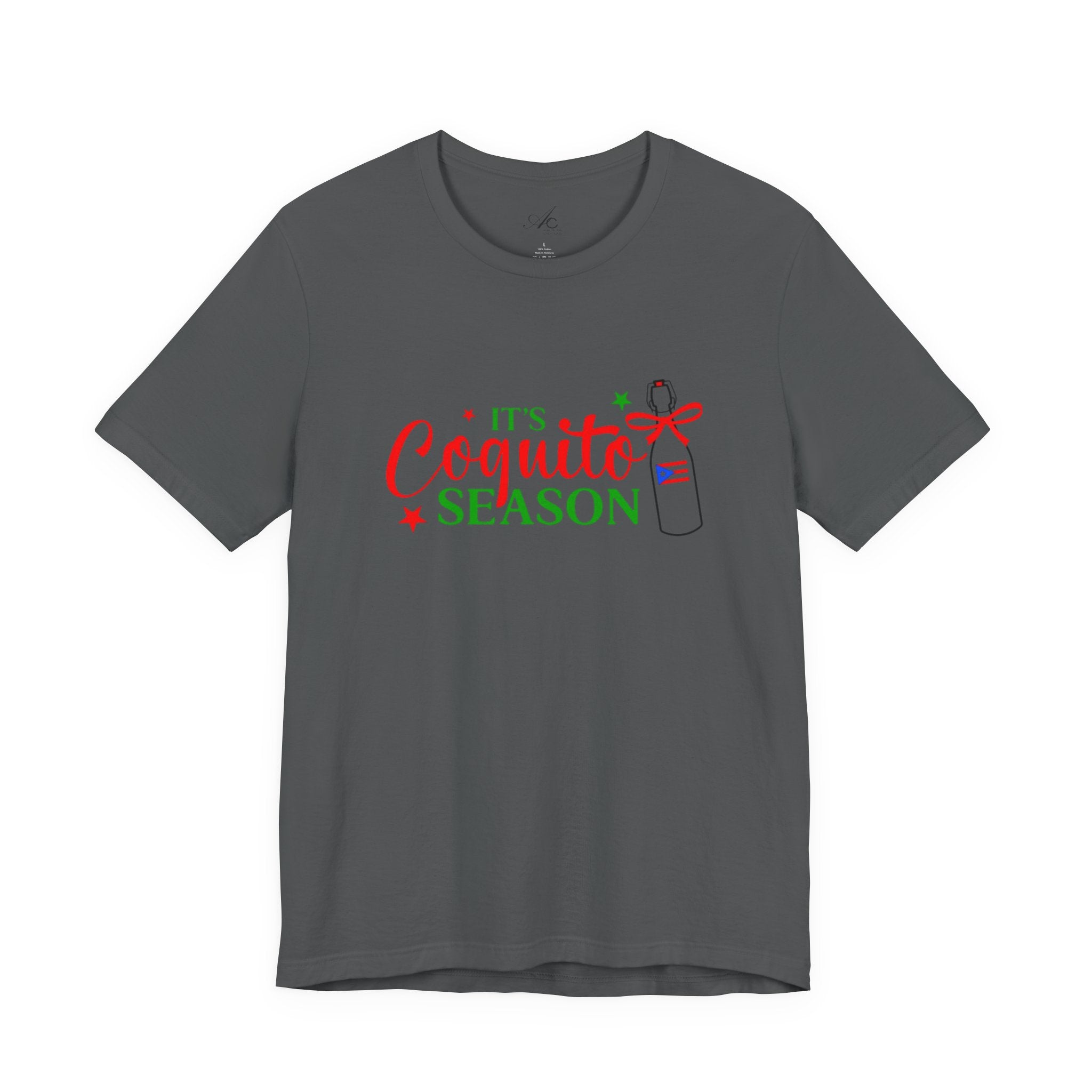 It's Coquito Season T-Shirt - Christmas Puerto Rican Holiday Cocktail Tee