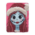 Magical Christmas Cartoon Blanket Christmas Sally Sherpa Fleece Blanket  Festive Tim Burton-Inspired Holiday Throw
