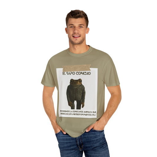 Puerto Rico in Every Stitch Frog Graphic Tee,Summer Vibes, Unique Gift for Nature Lovers
