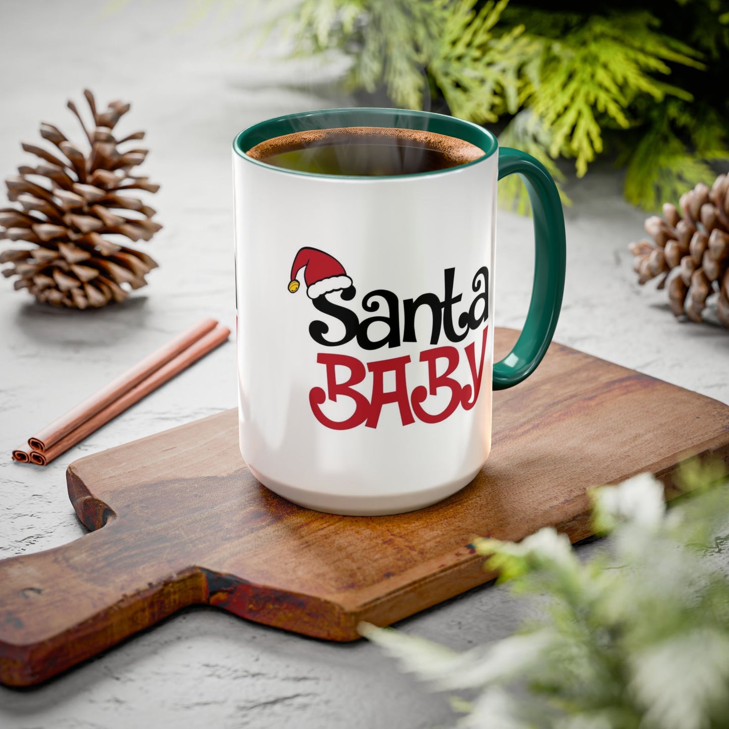 Santa Baby Colorful Mug - Perfect Holiday Gift for Coffee Lovers