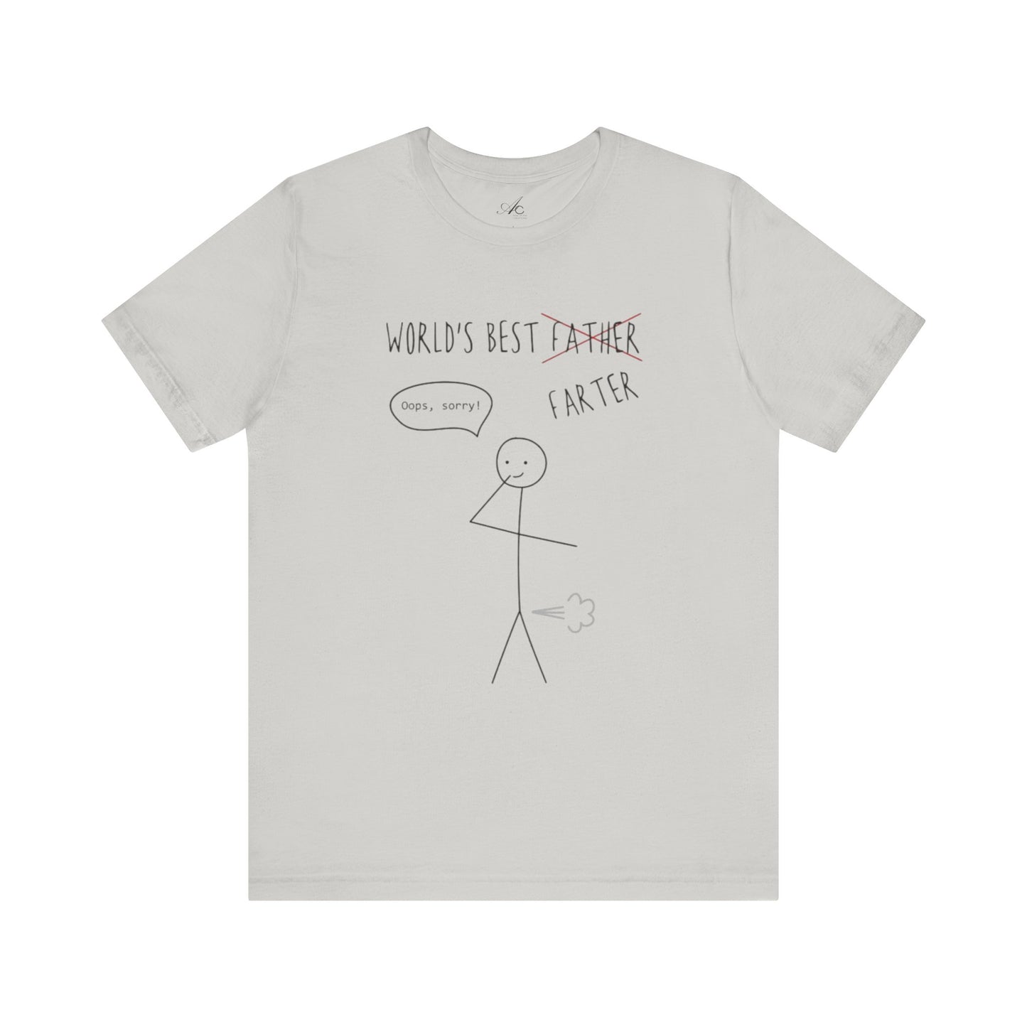Funny Unisex T-Shirt for Dad, World's Best Farter Tee, Best Dad Ever Shirt, Gift for Father's Day, Dad Humor Apparel