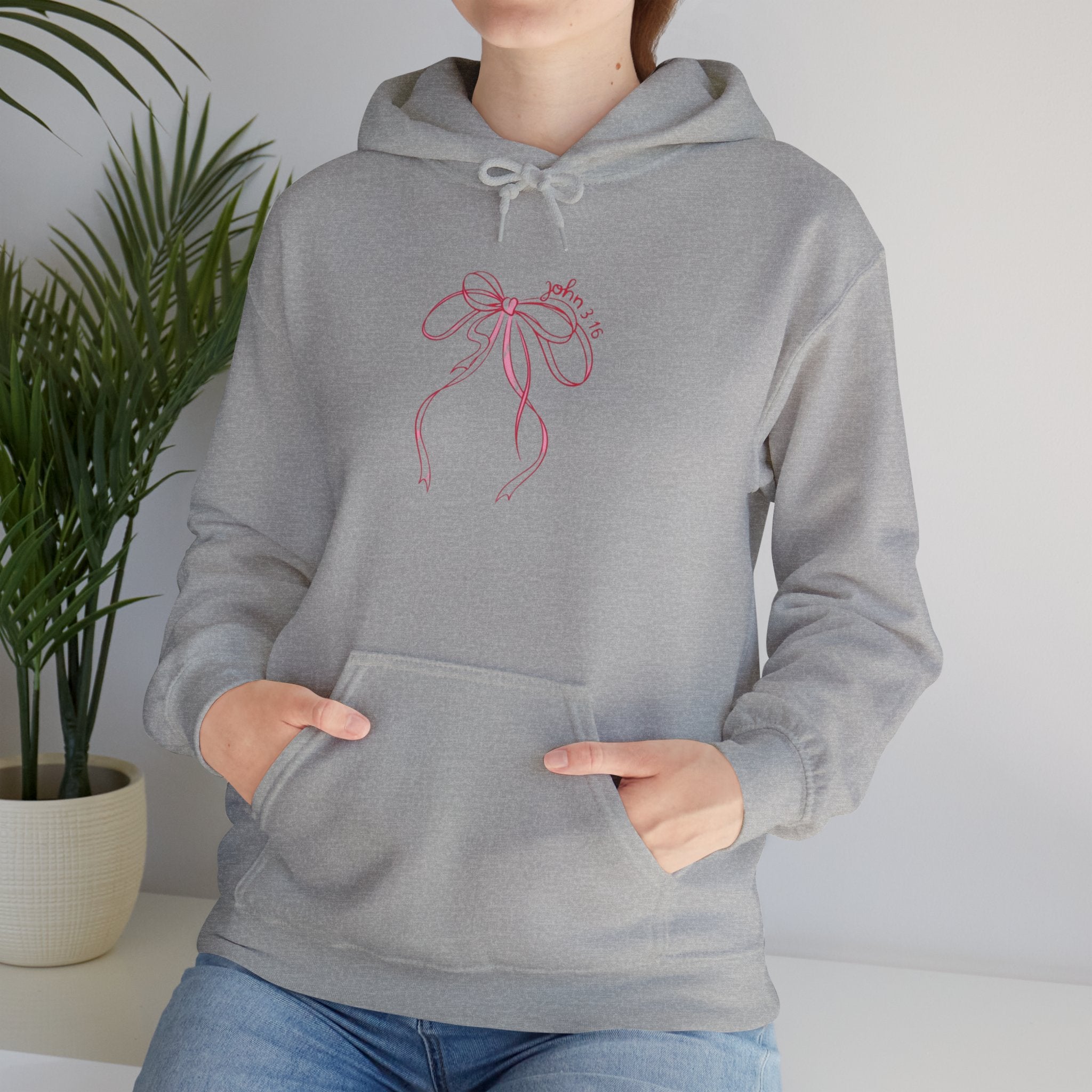 You Are So Loved Hoodie Heart Full” Heart Ribbon Comfort Sweatshirt