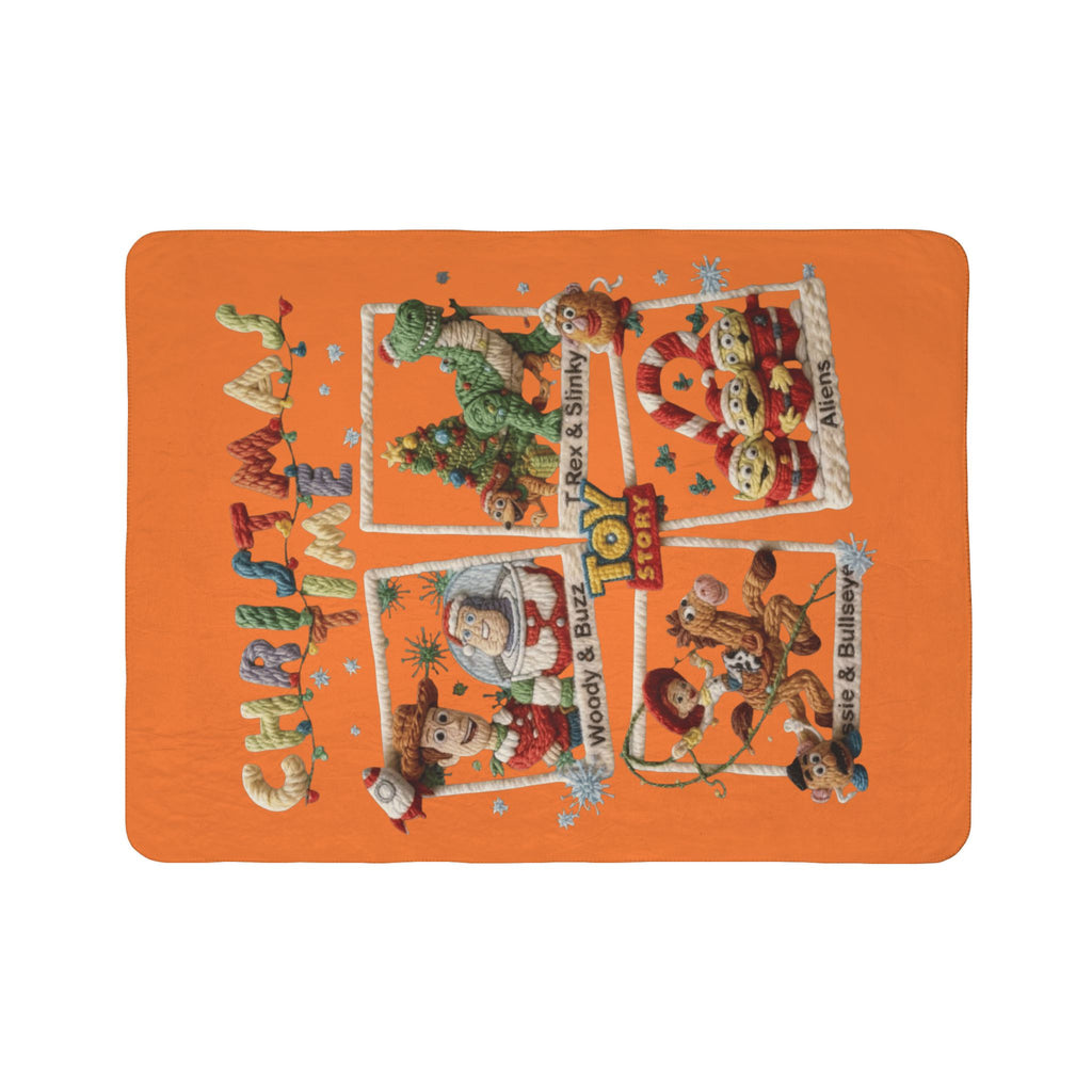 Magical Christmas Cartoon Blanket Toy Story Christmas Fleece Blanket