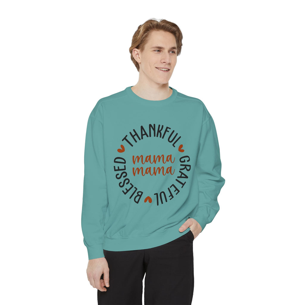 MOM  Sweatshirt Thankful Grateful Blessed "Mama Mama" Sweatshirt