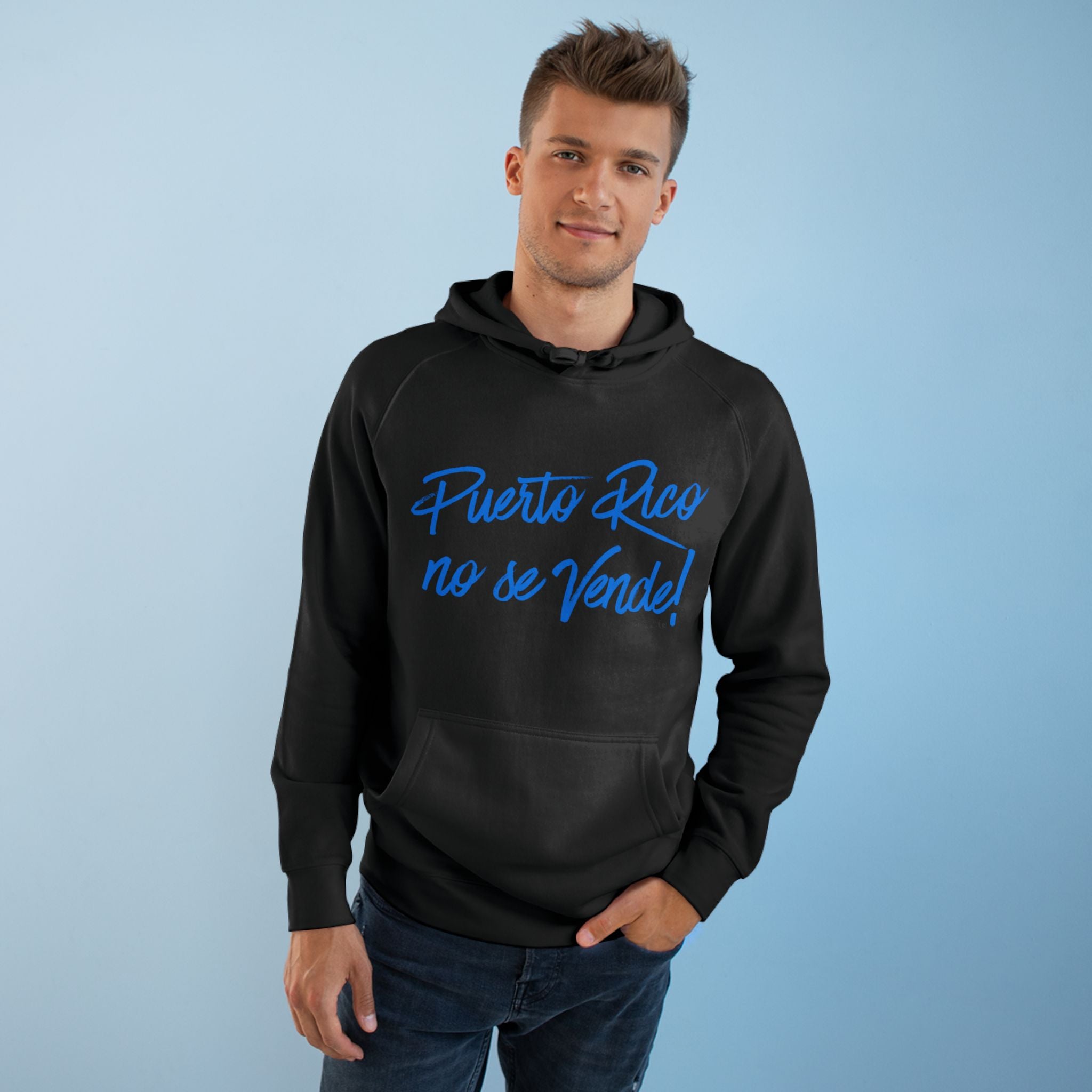 Hoodie  "Puerto Rico No Se Vende" Script Protest Pullover