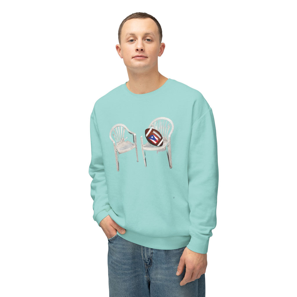 Benito Super Bowl 94 Puerto Rico Shirt Chair Vibes Crewneck Sweatshirt
