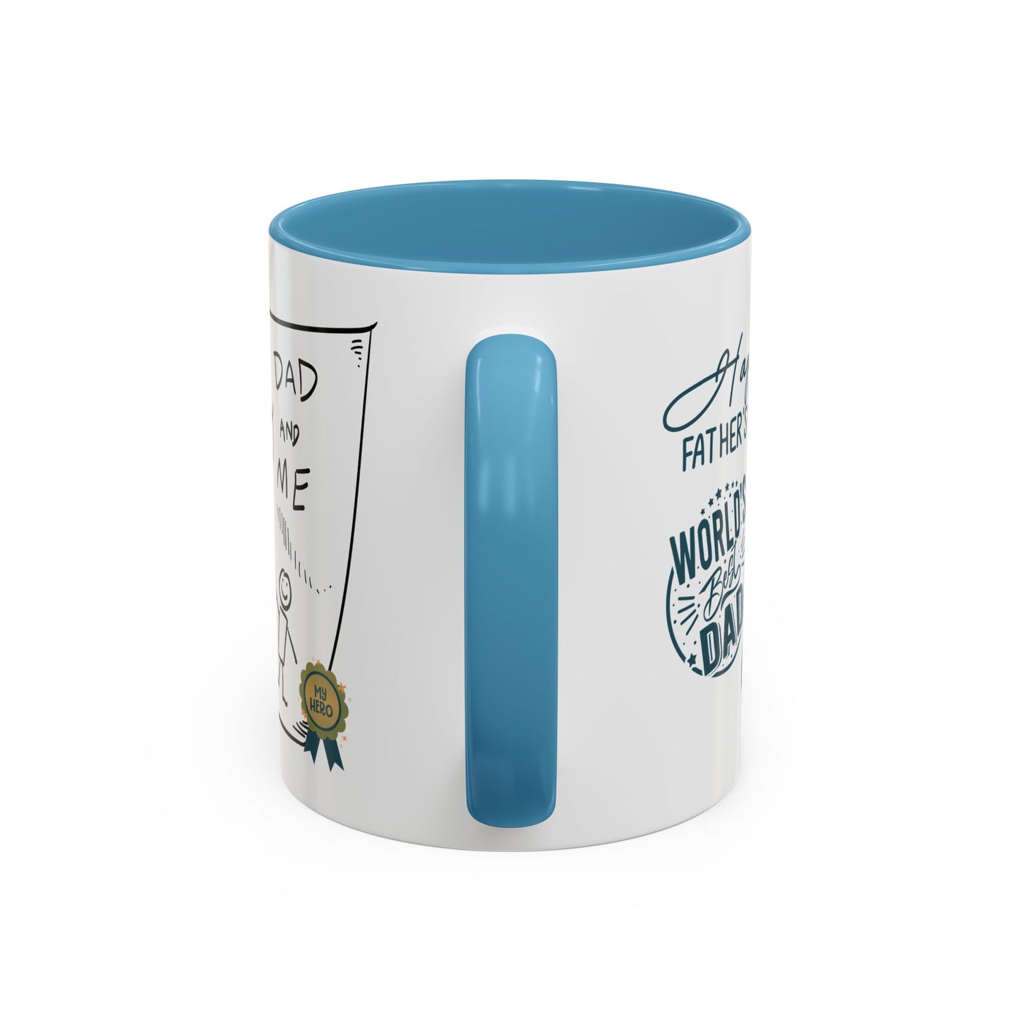 Best Dad Mug Masculine Design Mug Sentimental Fathers Gift Accent Coffee Mug (11, 15oz)