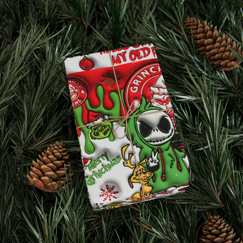 Festive Wrapping Paper – Whimsical Holiday Gift Wrap | Christmas Paper Roll | Fun & Unique Gift Packaging