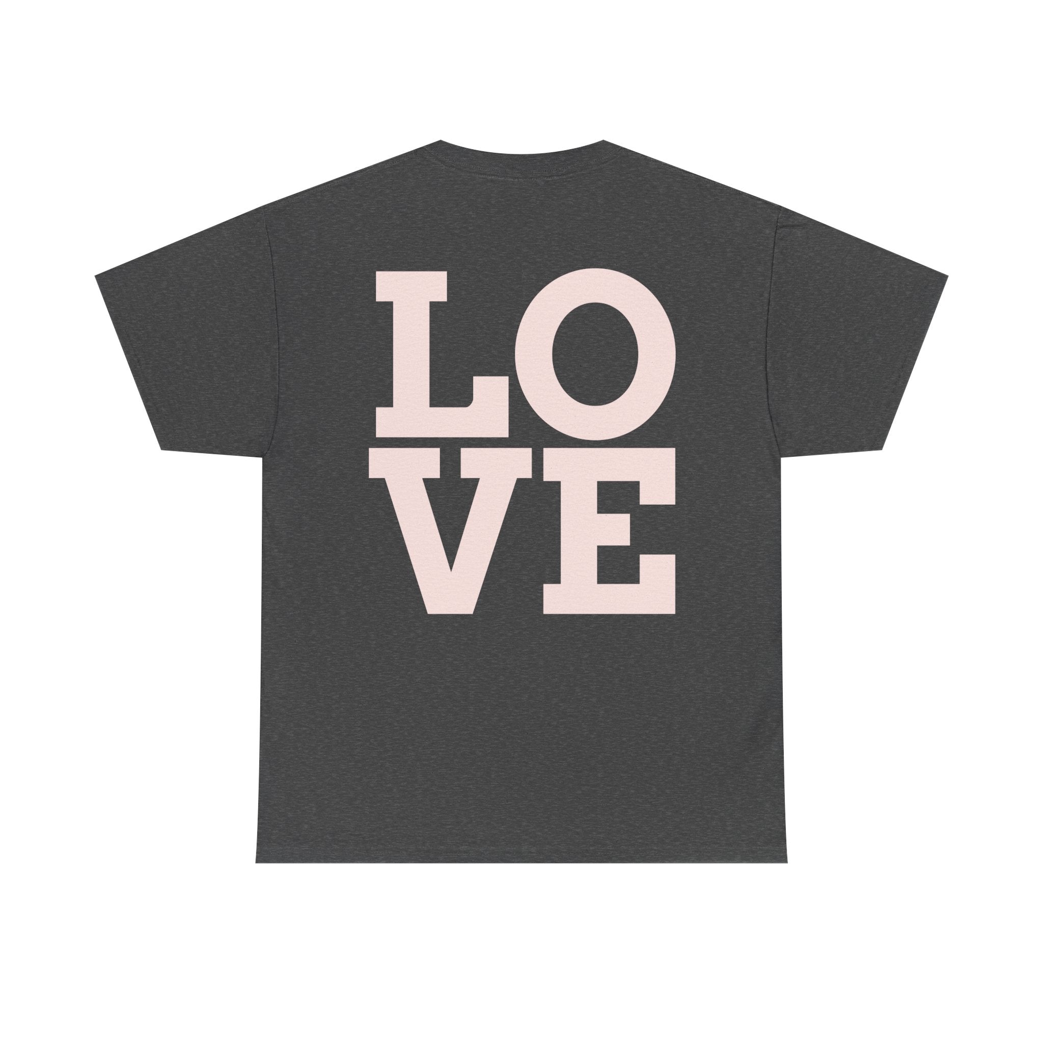 Pink Heart Cherries Tee  LOVE Graphic Valentine T-Shirt