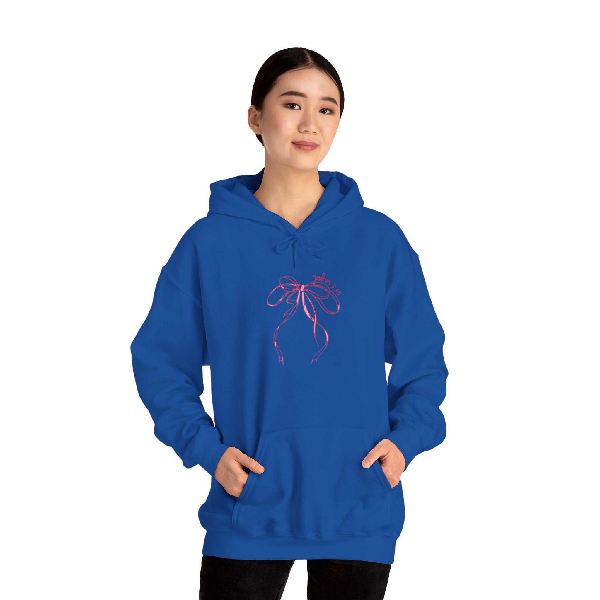 You Are So Loved Hoodie Heart Full” Heart Ribbon Comfort Sweatshirt