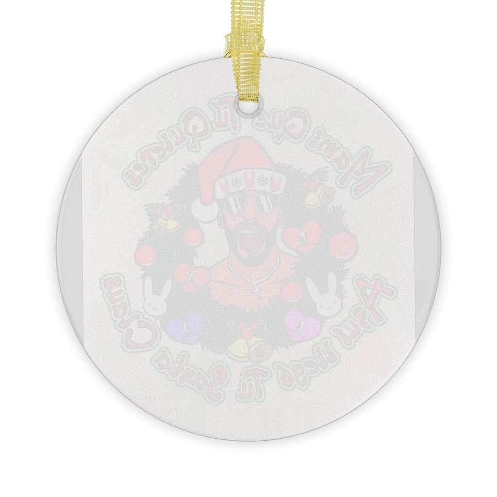 Boricua Navidad Ornament | Handcrafted Glass Ball | Puerto Rican Christmas Decor Glass Ornaments