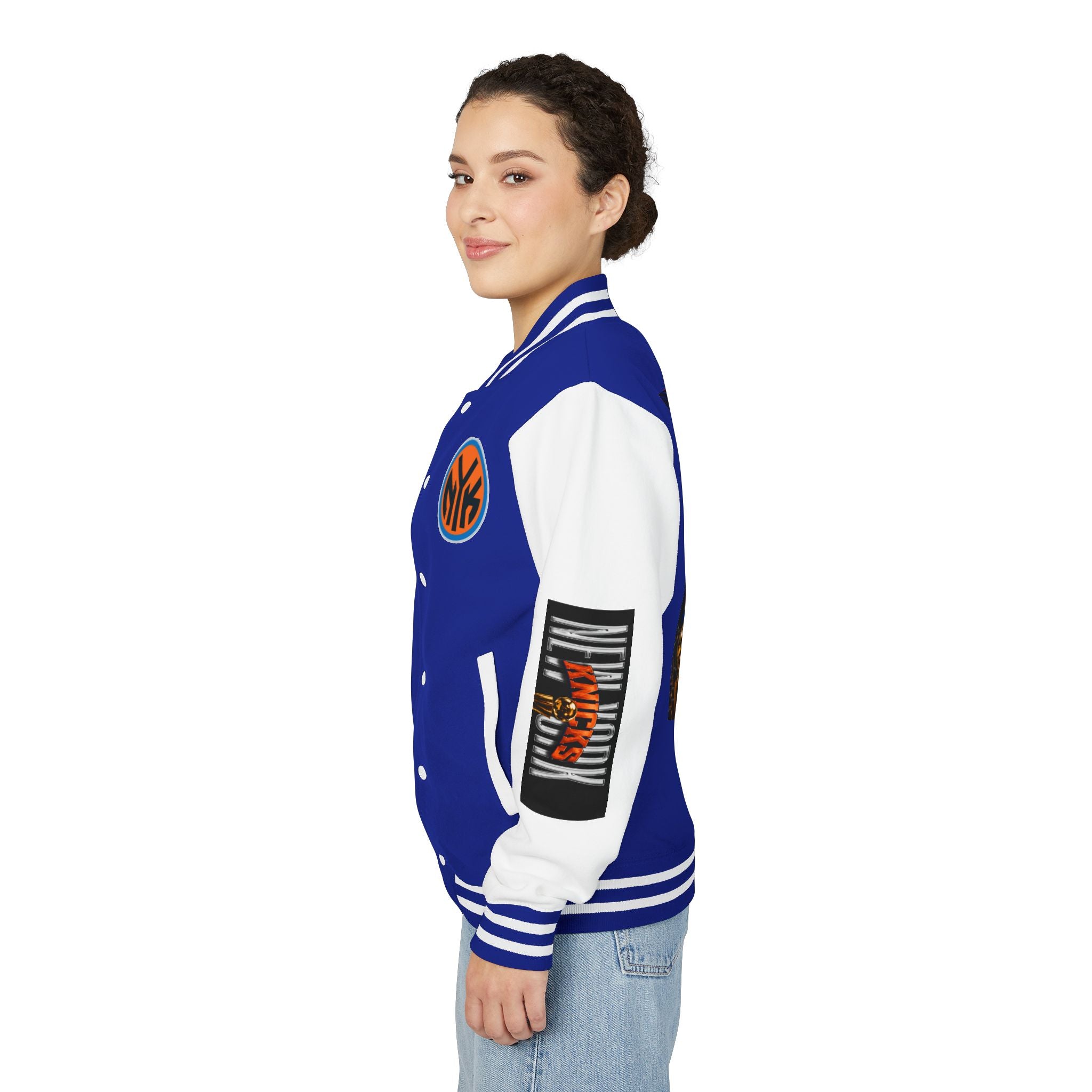 Basketball-Inspired Letterman Jacket — Men's Retro Varsity Sports Jacket Jose AlvarTribute Varsity Jacket