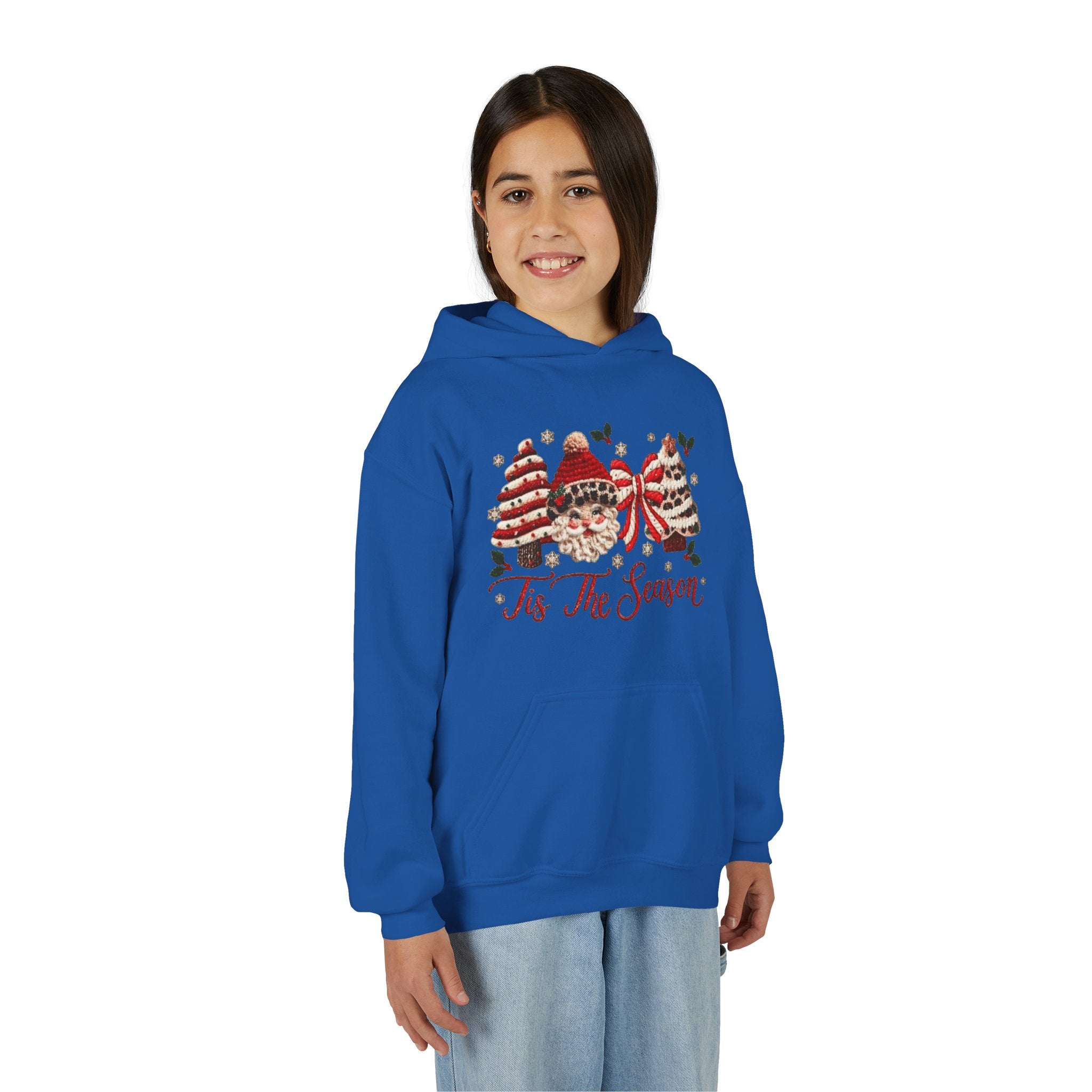 Youth Hoodie  Grinch Christmas Scene with 'Maybe Christmas' Quote