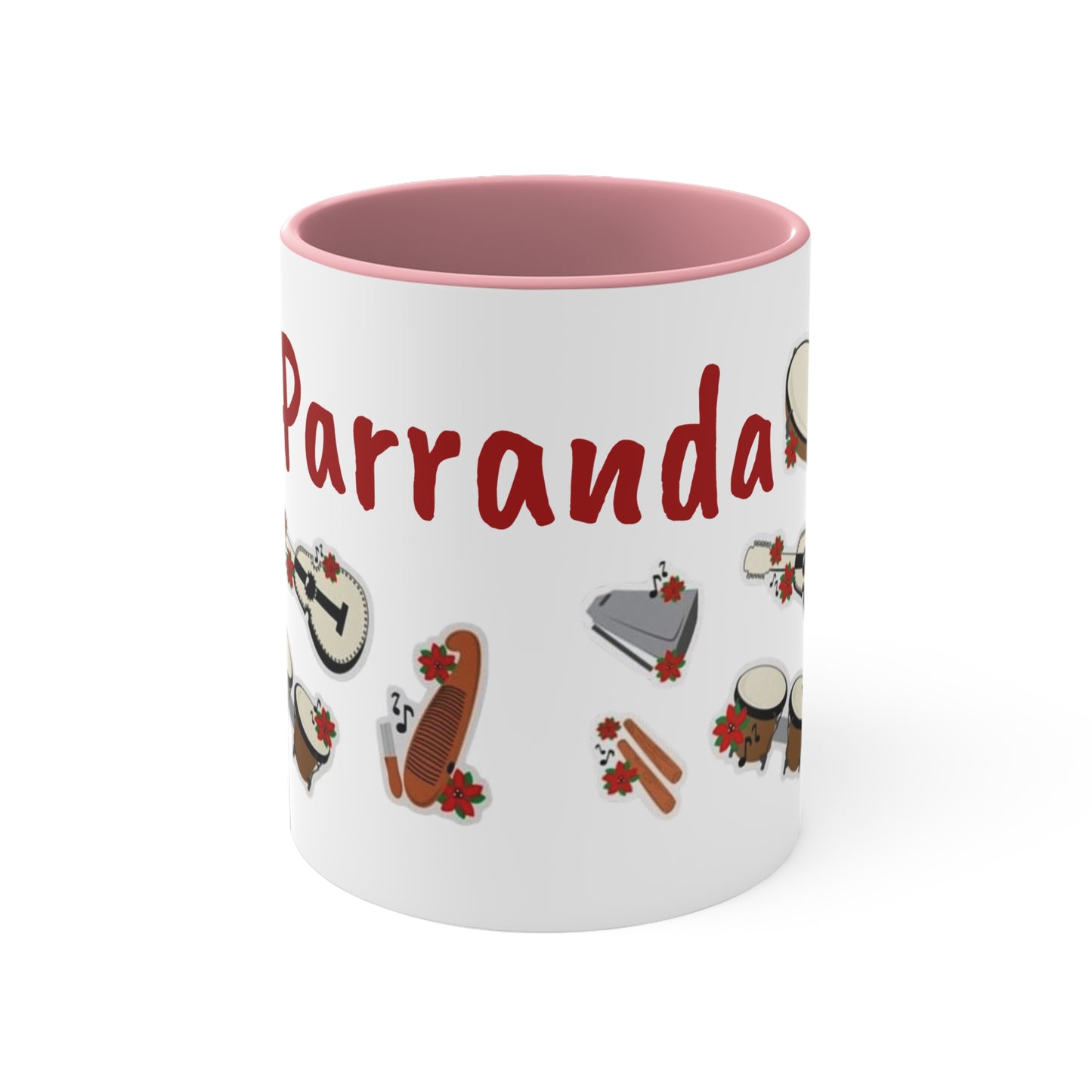 Puerto Rico  Festive Parranda Accent Mug - Perfect for Holiday Cheer