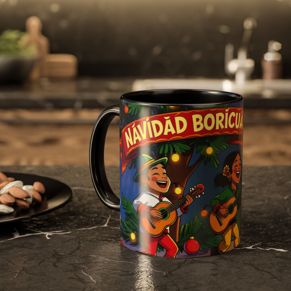 Navidad Boricua Mug Vibrant Puerto Rican Celebration Mug