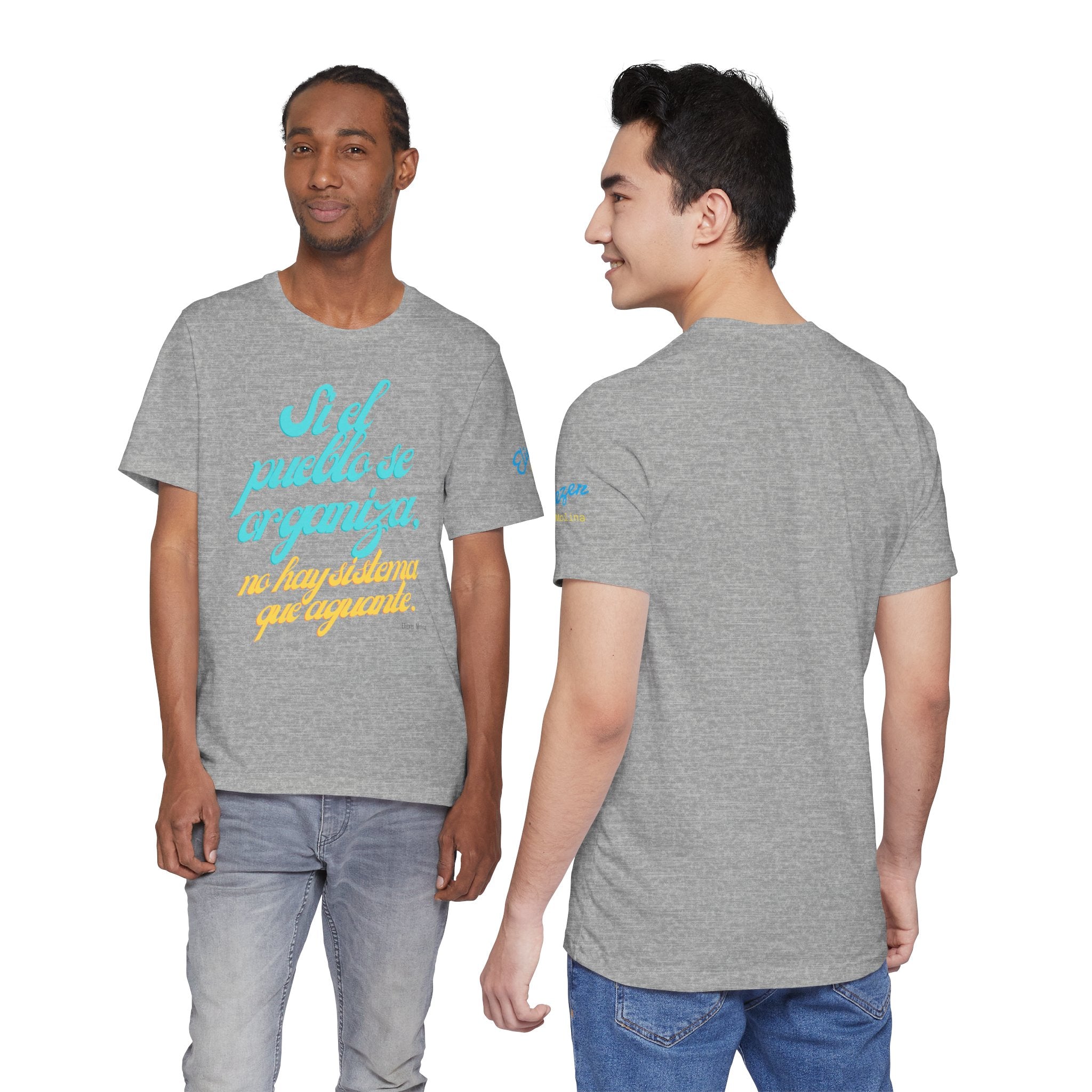 Spanish Script Tee  “Si el pueblo se organiza” Graphic T-Shirt