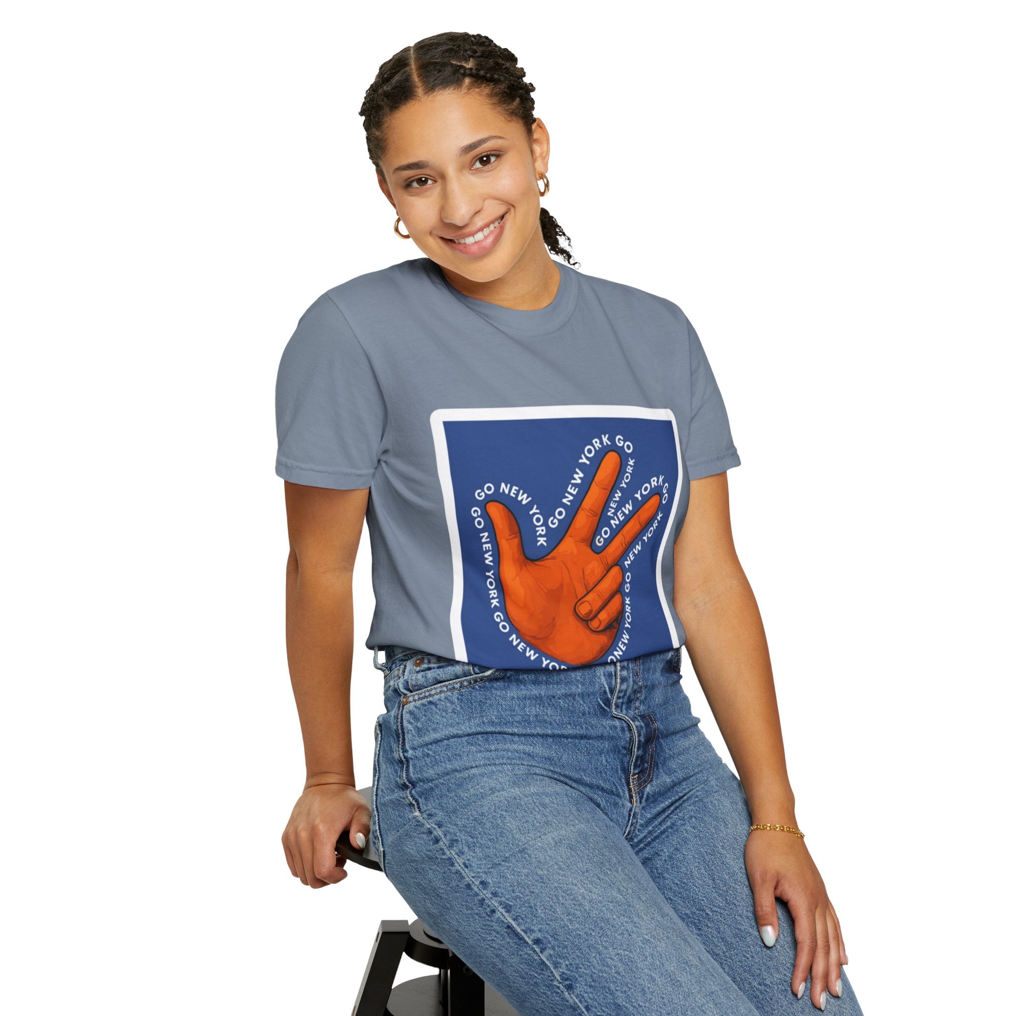 Go New York Hand Graphic T-Shirt