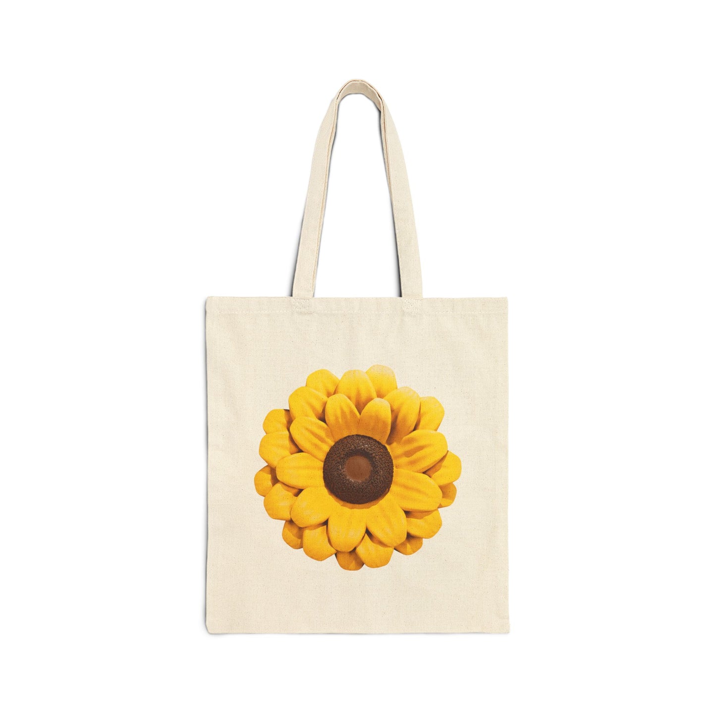 Carry Positivity Everywhere You Go Sunflower Cotton Canvas Tote Bag, Eco-Friendly Shopping Bag, Floral Grocery Tote, Gift for Her, Beach Bag, Reusable Tote