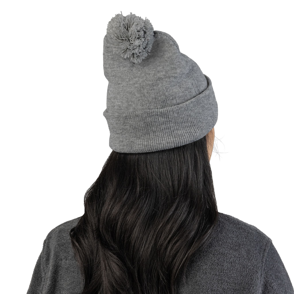 Toy Story Embroidered Pom-Pom Knit Cap Humor Cuffed Beanie – Warm, Soft & Sassy Winter Hat