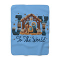 Magical Christmas Cartoon Blanket Joy to the World Christmas Throw