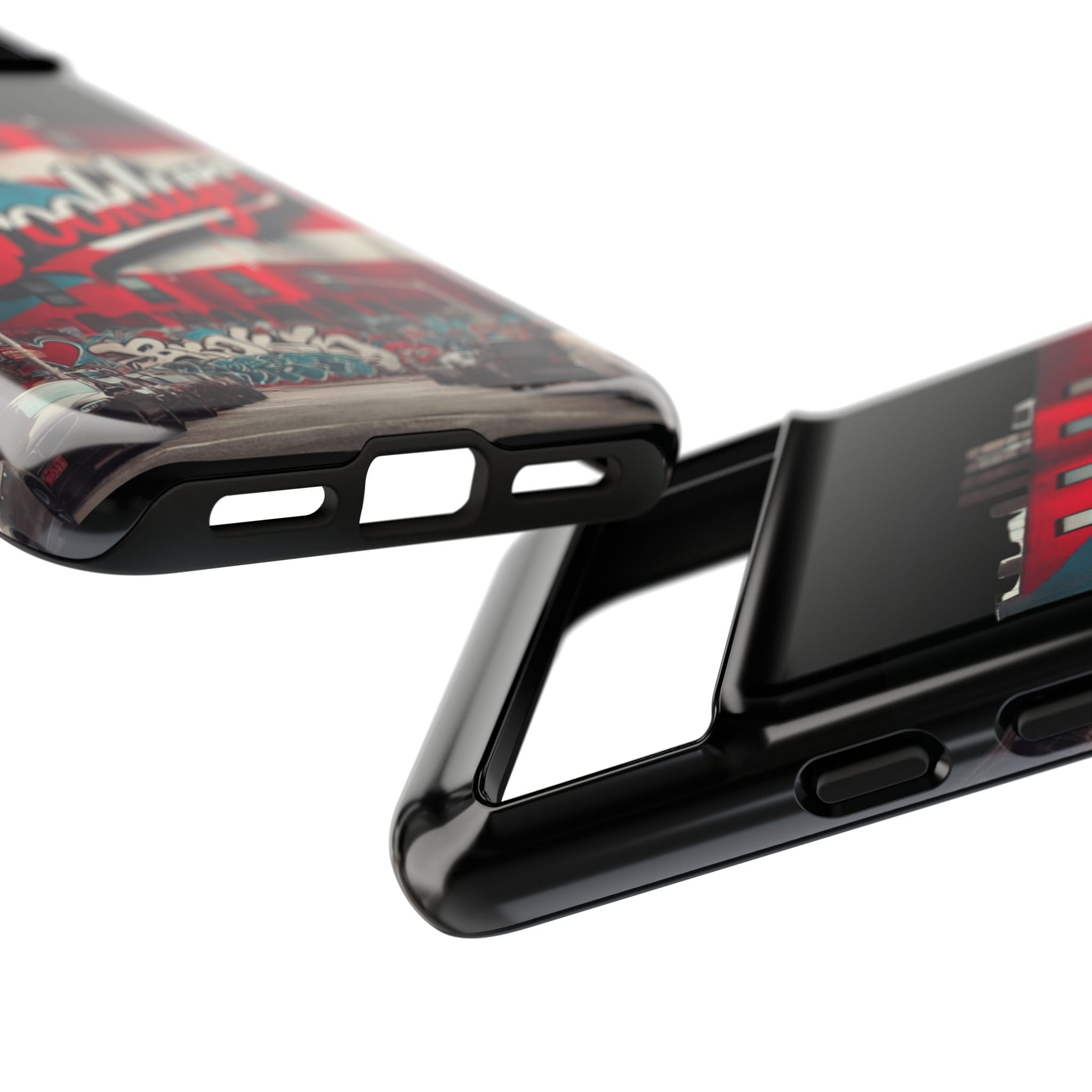 Brooklyn Street Art Phone Case  Urban Graffiti Protective Cover