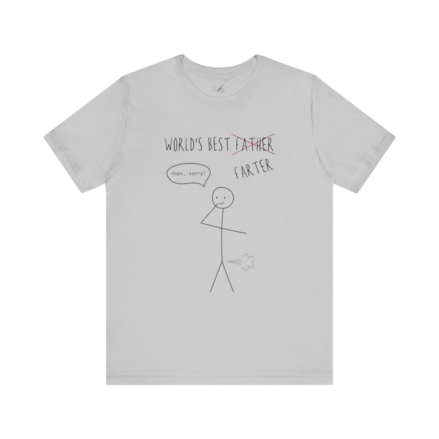 Funny Unisex T-Shirt for Dad, World's Best Farter Tee, Best Dad Ever Shirt, Gift for Father's Day, Dad Humor Apparel