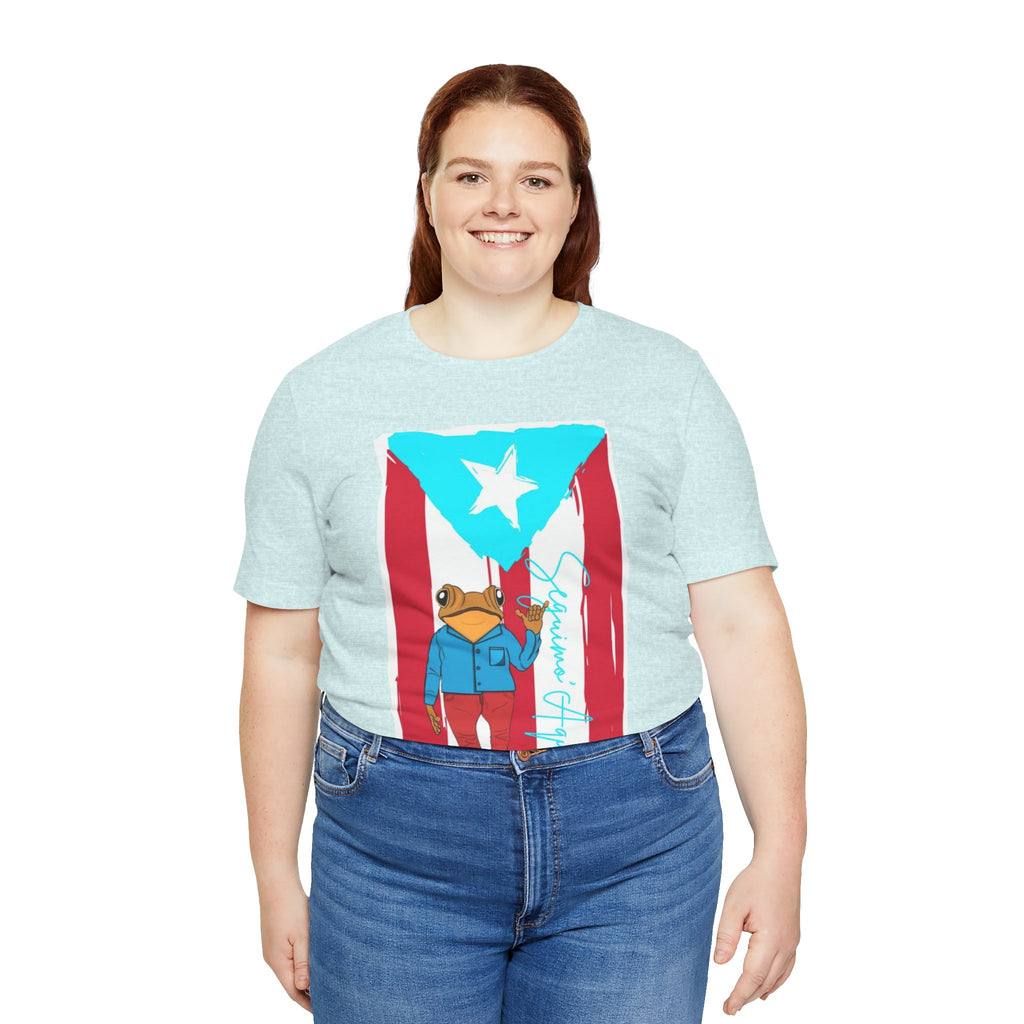 Puerto Rican Coqui Flag T‑Shirt  Boricua Pride Tee