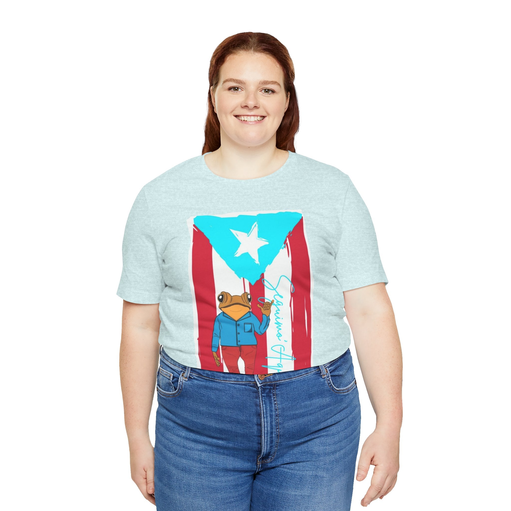 Puerto Rican Coqui Flag T‑Shirt  Boricua Pride Tee