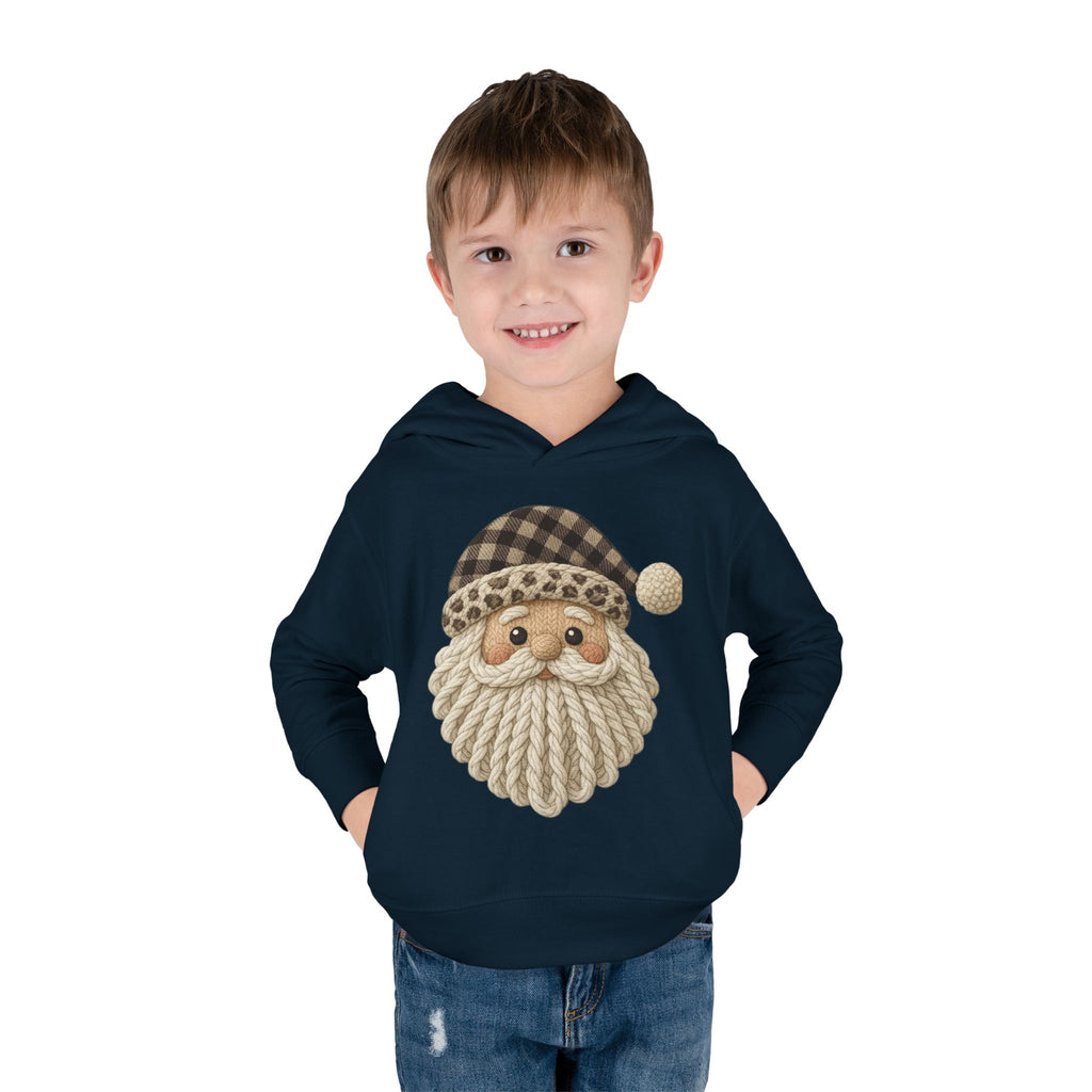 Toddler Hoodie  Cozy Plaid Santa Gnome Pullover