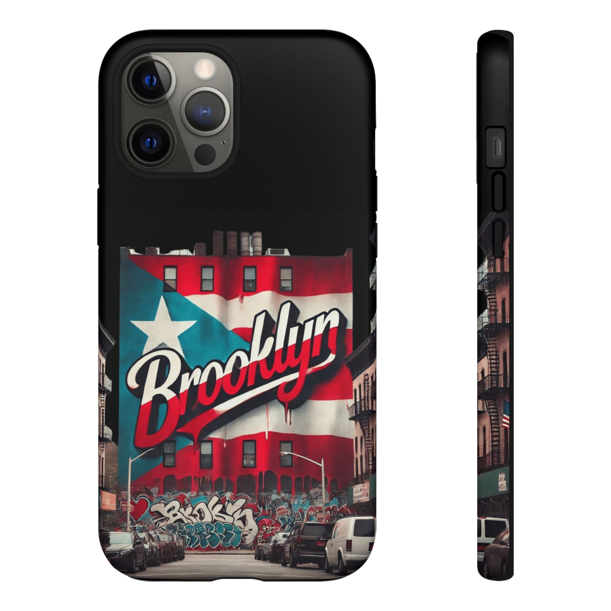 Brooklyn Street Art Phone Case  Urban Graffiti Protective Cover