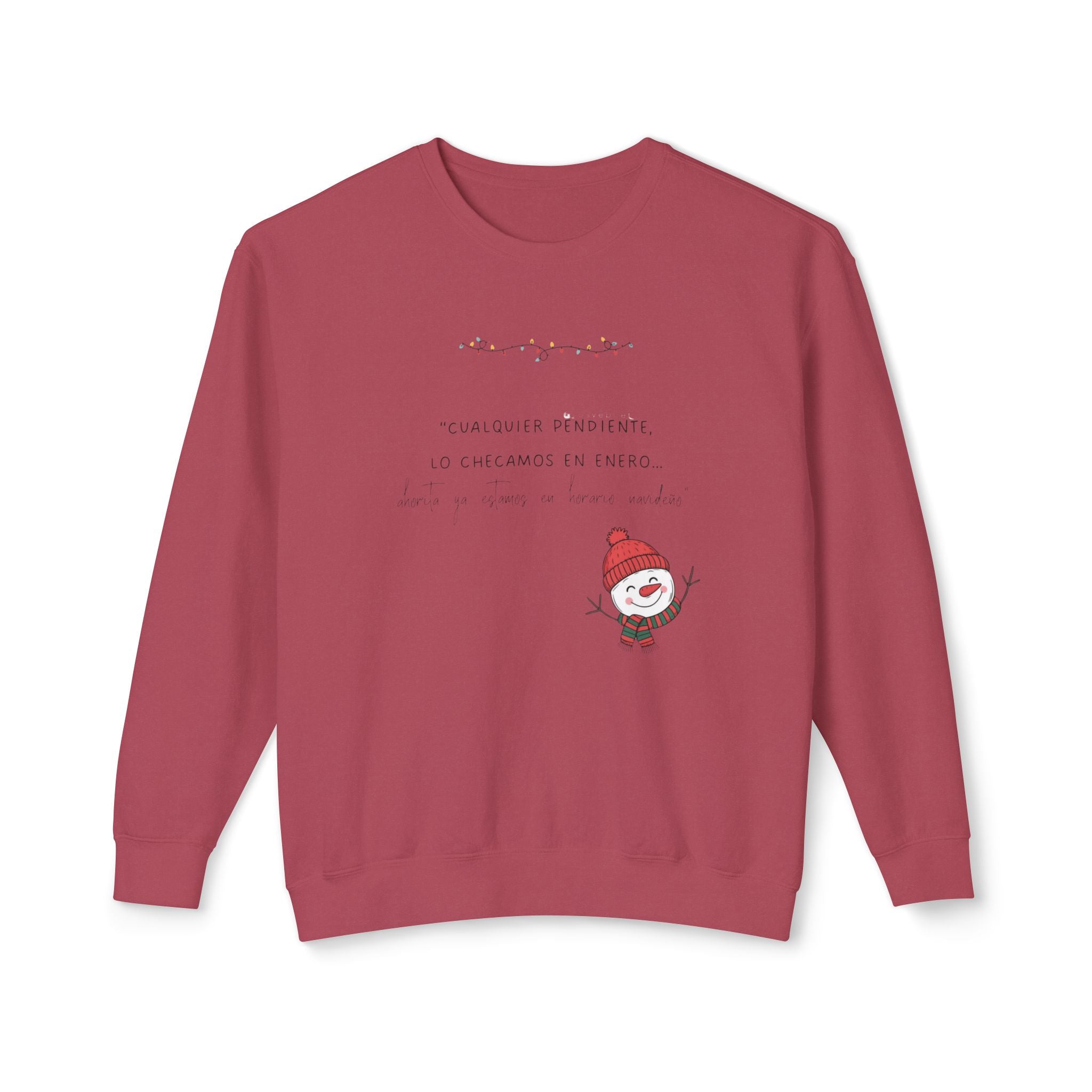 Snowman Crewneck Sweatshirt  Cute Holiday Snowman Pullover
