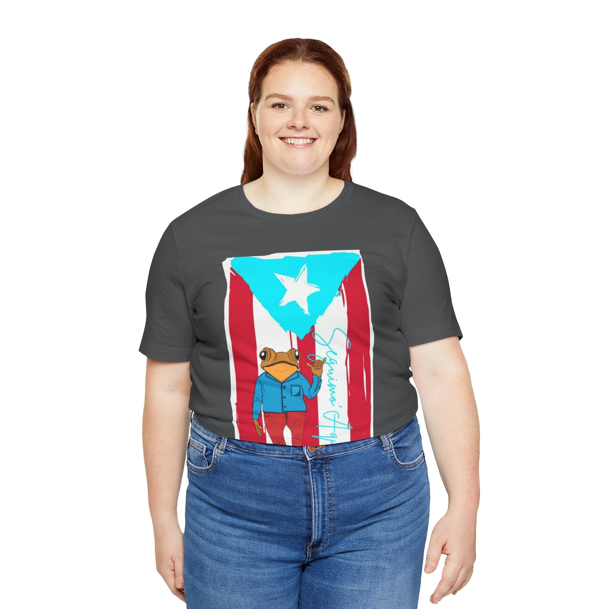 Puerto Rican Coqui Flag T‑Shirt  Boricua Pride Tee