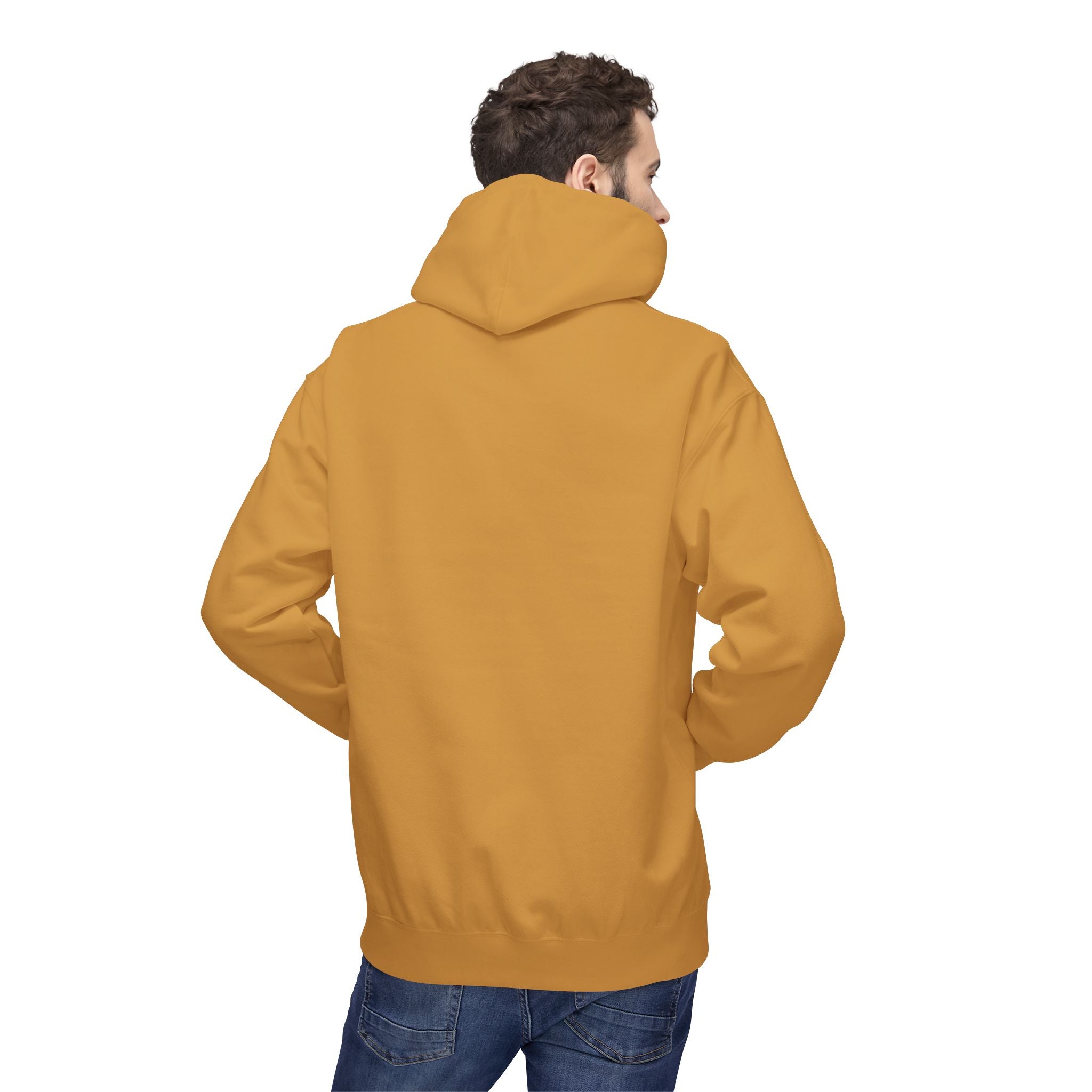 White Hoodie - "Caminas a pa'la desporta" Minimal Script Pullover