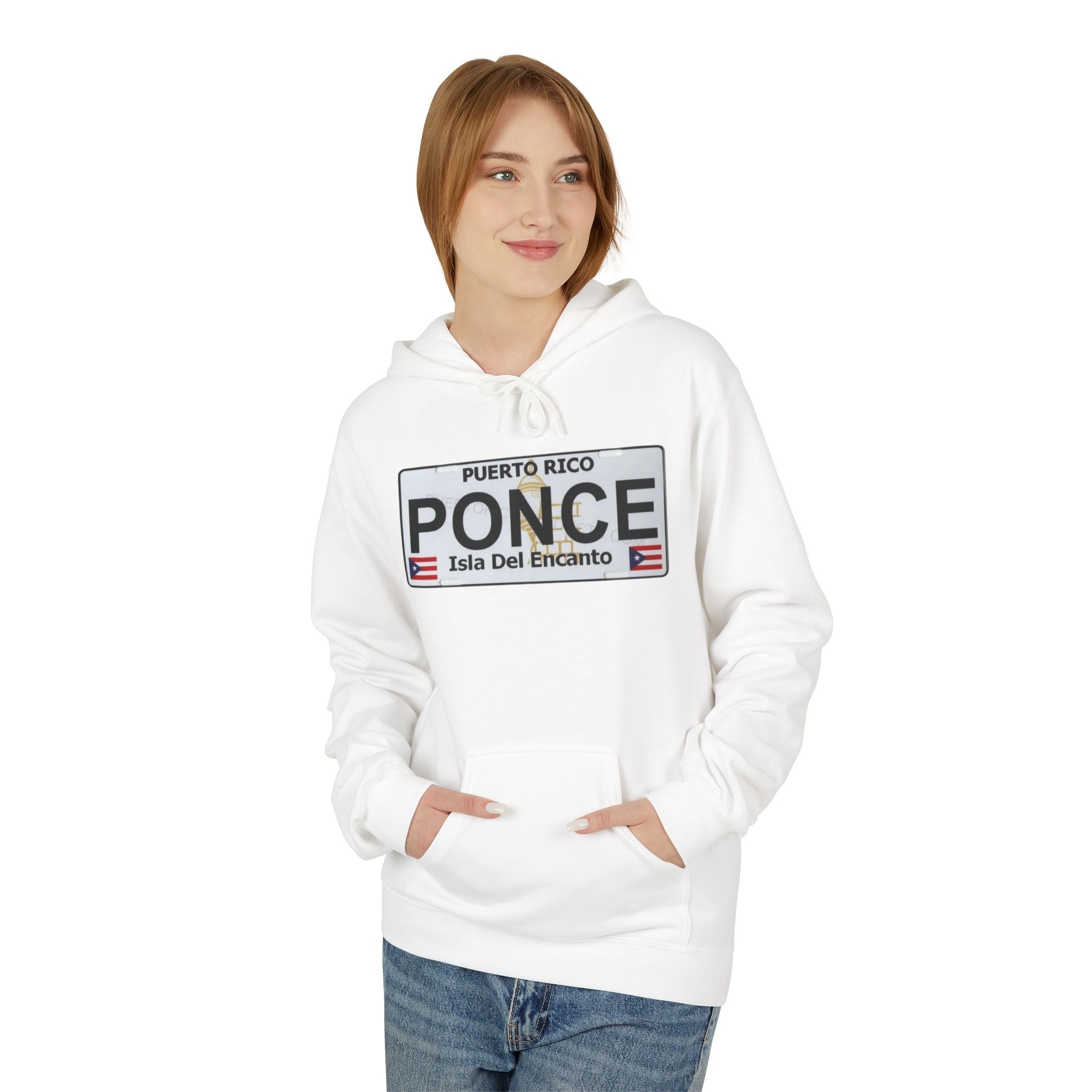 Ponce Puerto Rico License Plate Hoodie Isla Del Encanto Pullover