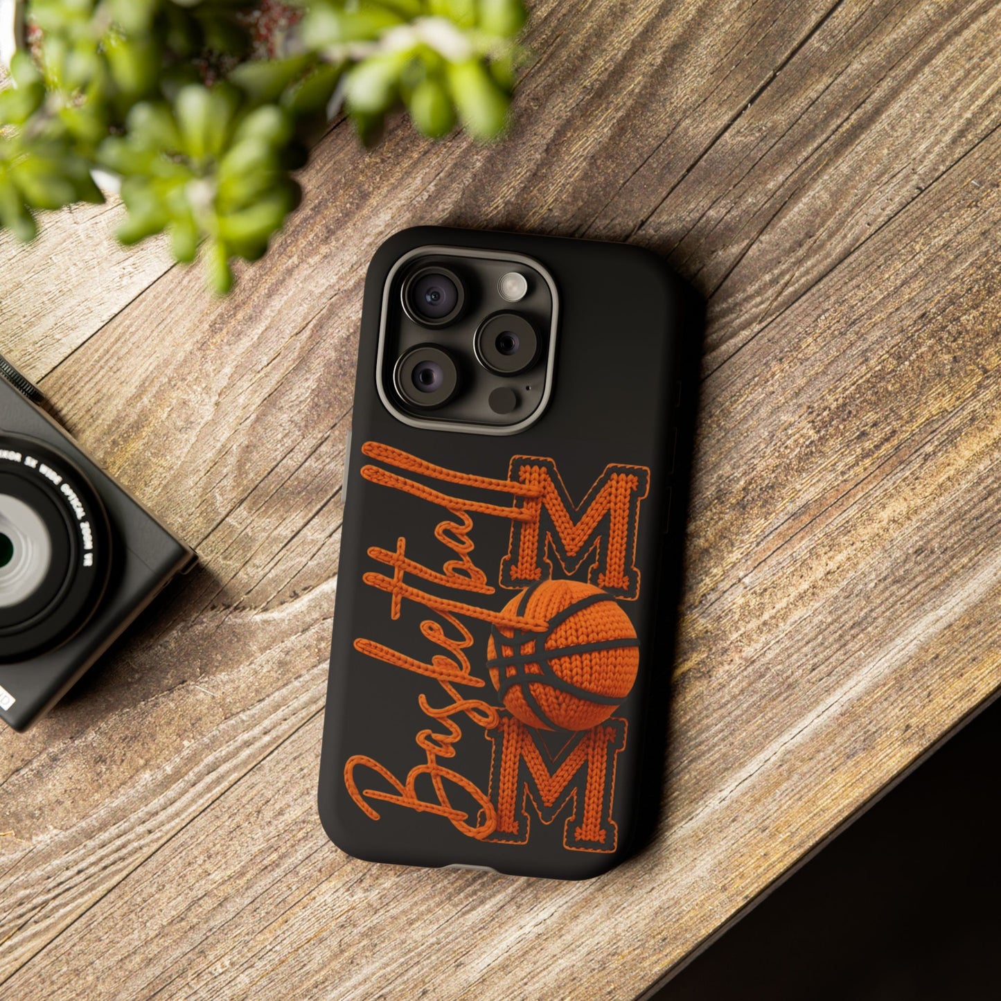 Basketball Mom Phone Case  'Basketball MOM' Protective Hard Cover
