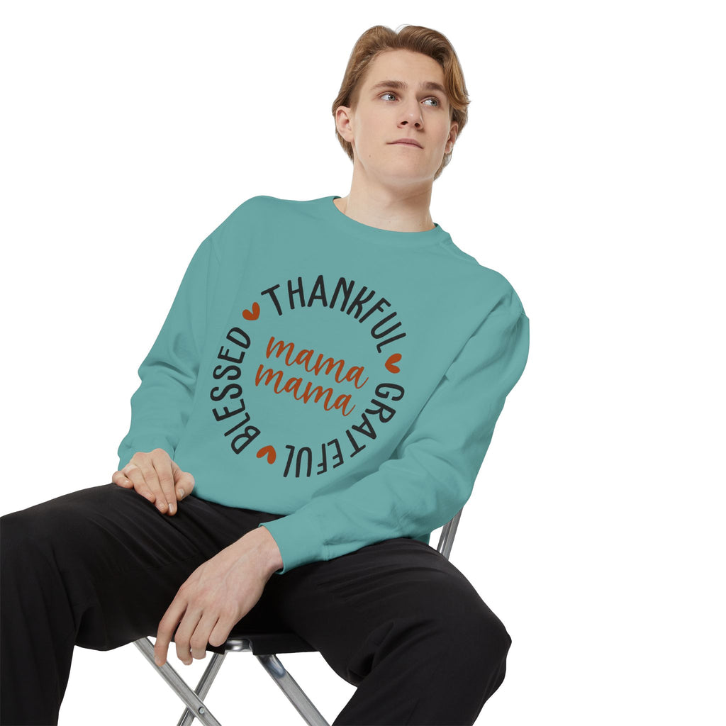 MOM  Sweatshirt Thankful Grateful Blessed "Mama Mama" Sweatshirt