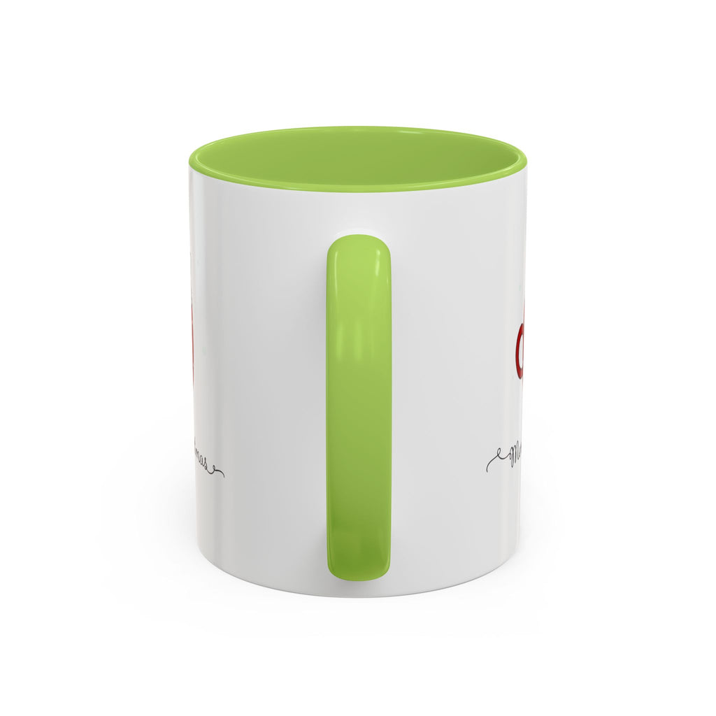 Christmas Cat Accent Mug "Merry Christmas" Polka Dot Holiday Coffee Cup Christmas Mugs Collection!