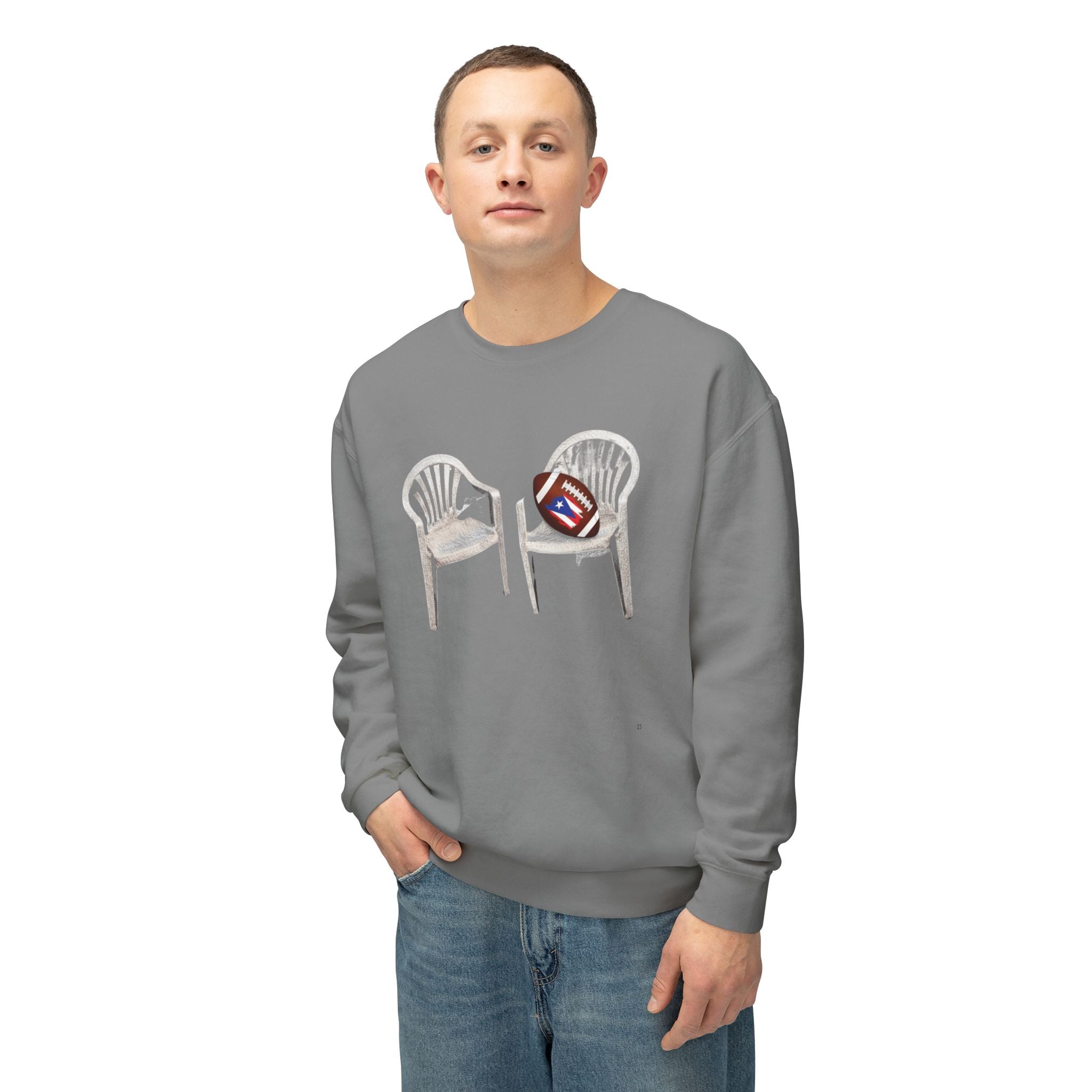 Benito Super Bowl 94 Puerto Rico Shirt Chair Vibes Crewneck Sweatshirt