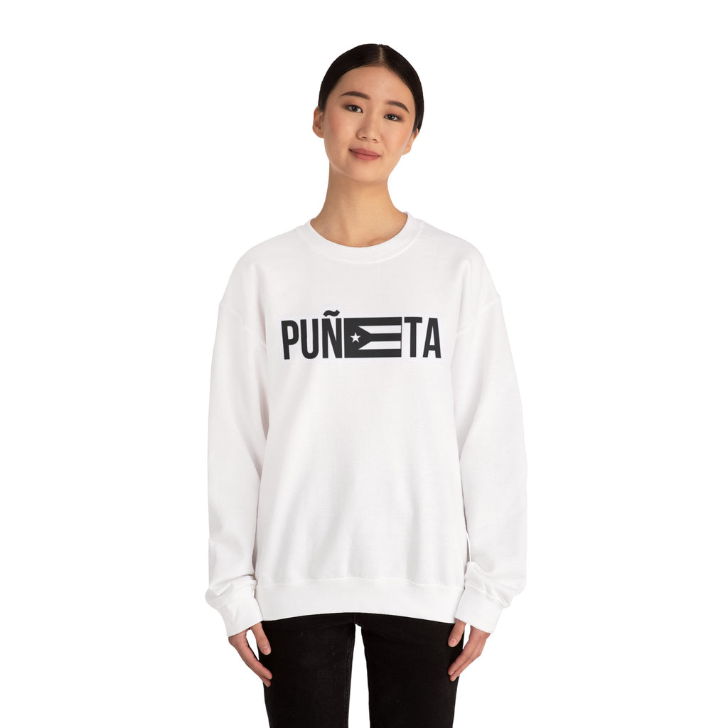 Puñeta Sweatshirt  Puerto Rican Flag Graphic Crewneck
